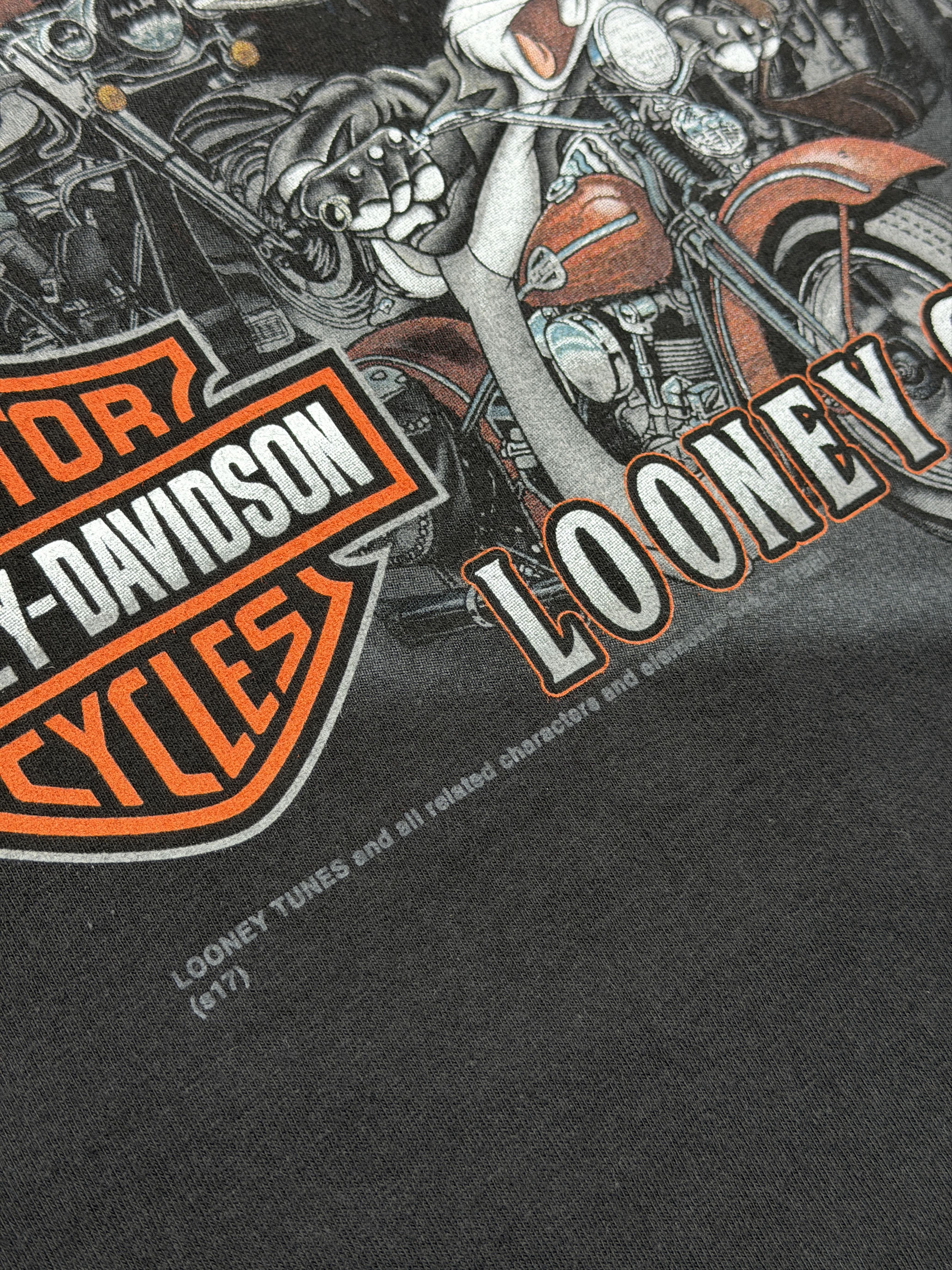 Harley Davidson Rare Harley Davidson Looney Tunes Florida s17 Tee Size US XXL / EU 58 / 5 - 7 Thumbnail
