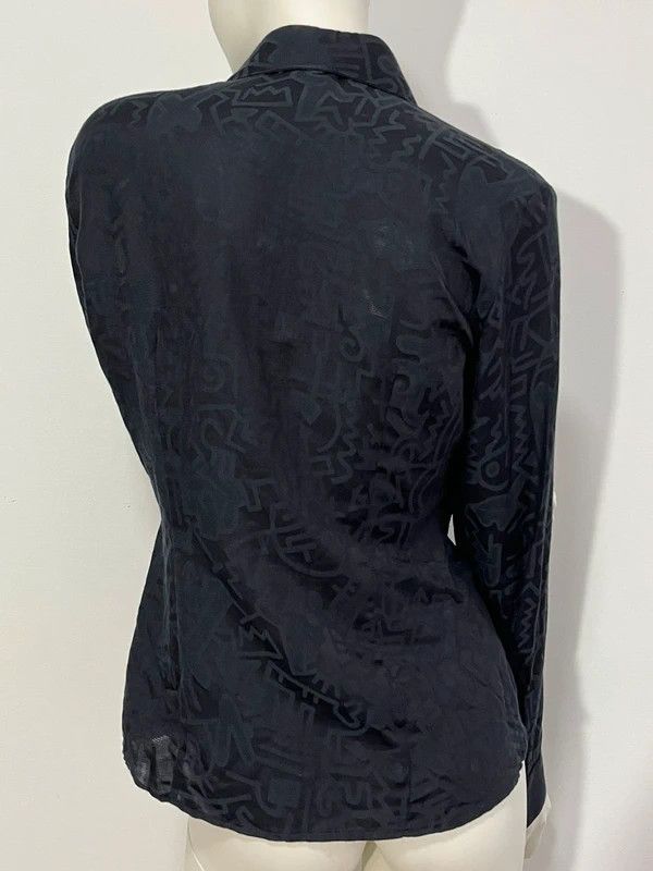 Versus Versace Versus Versace silk black shirt vintage Size XL / US 12-14 / IT 48-50 - 12 Thumbnail