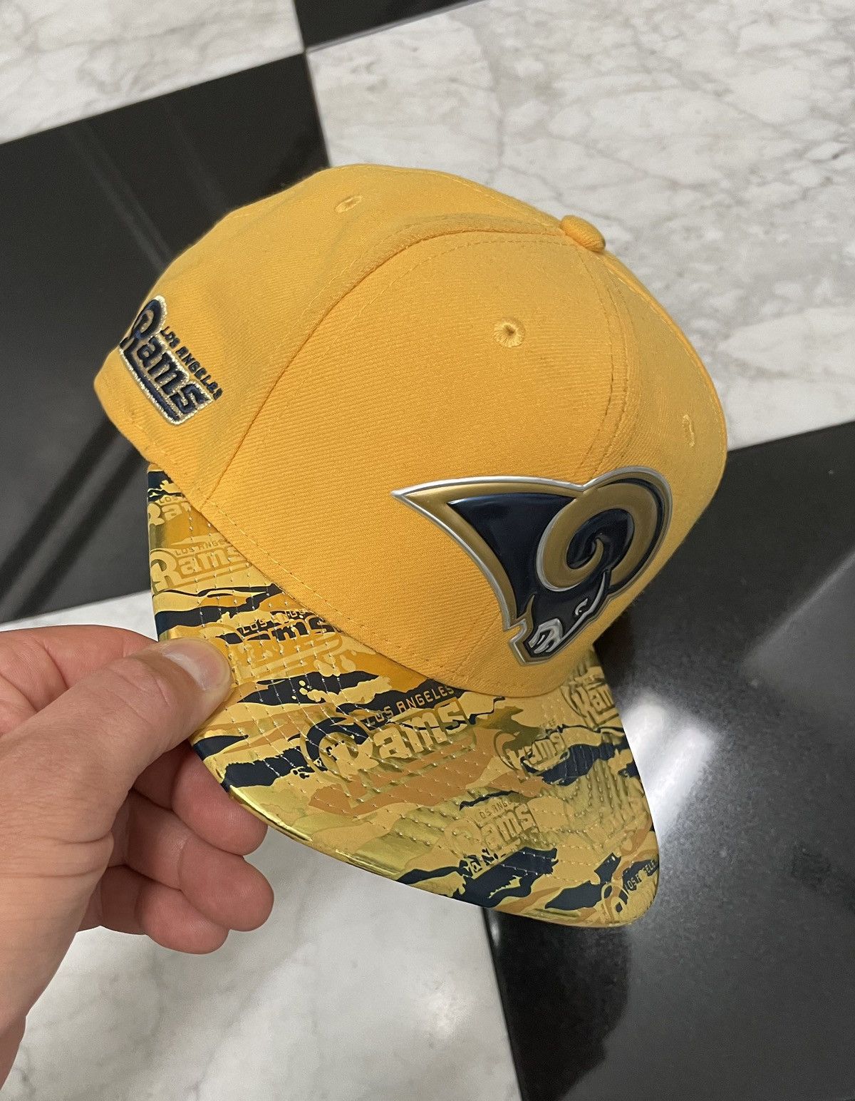 New Era 🔥 Vintage Rare Rams adjustable hat Size ONE SIZE - 1 Thumbnail