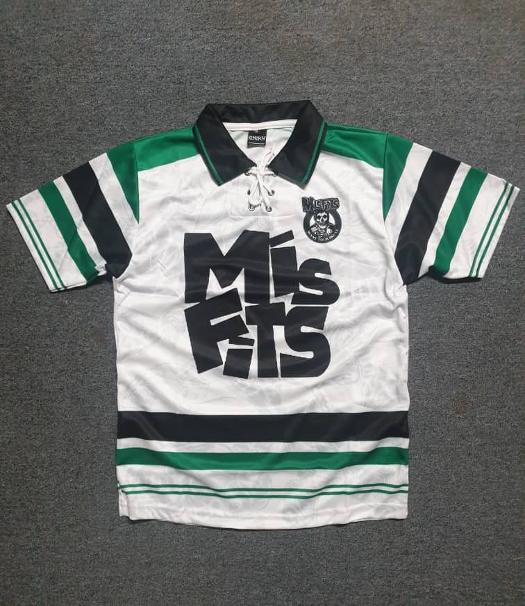 Misfits Misfits white green streetwear jersey Size US M / EU 48-50 / 2 - 1 Thumbnail