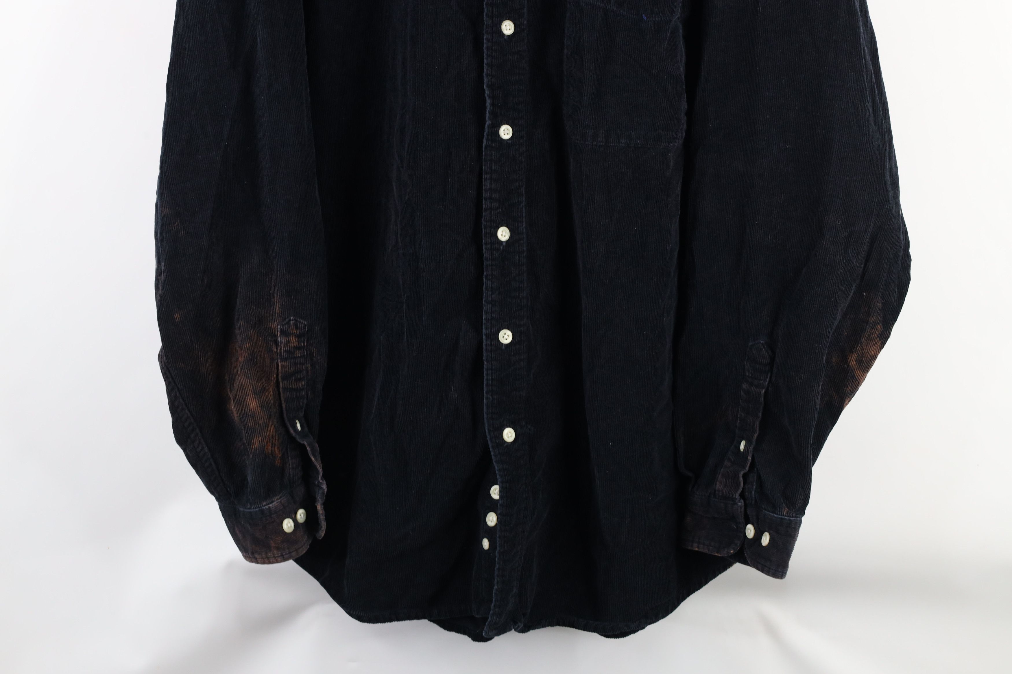 Eddie Bauer × Vintage Vintage 90s Eddie Bauer Collared Button Down Shirt Black Size US XL / EU 56 / 4 - 3 Thumbnail
