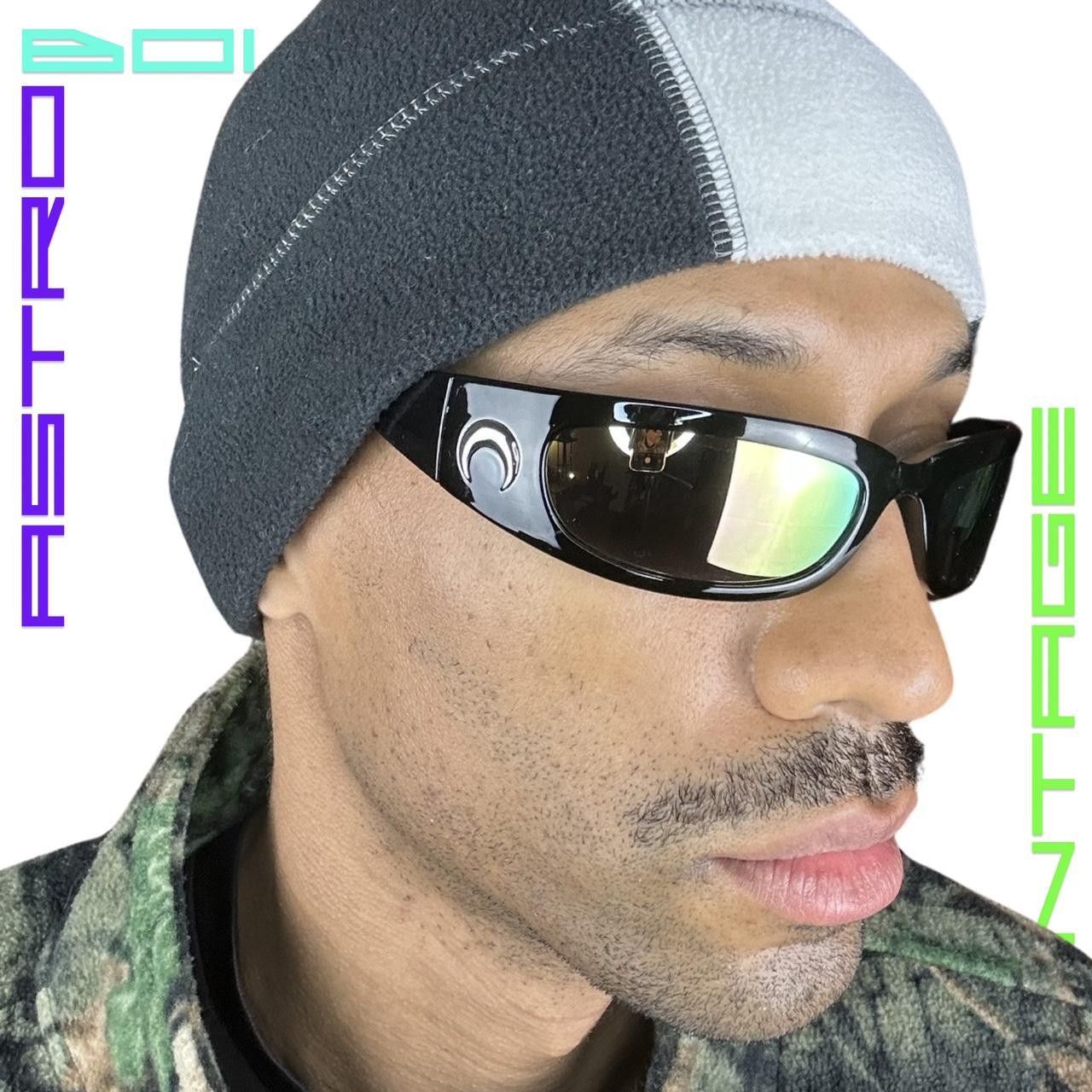Other Black Polarized Futuristic Rave Sunglasses Size ONE SIZE - 3 Thumbnail