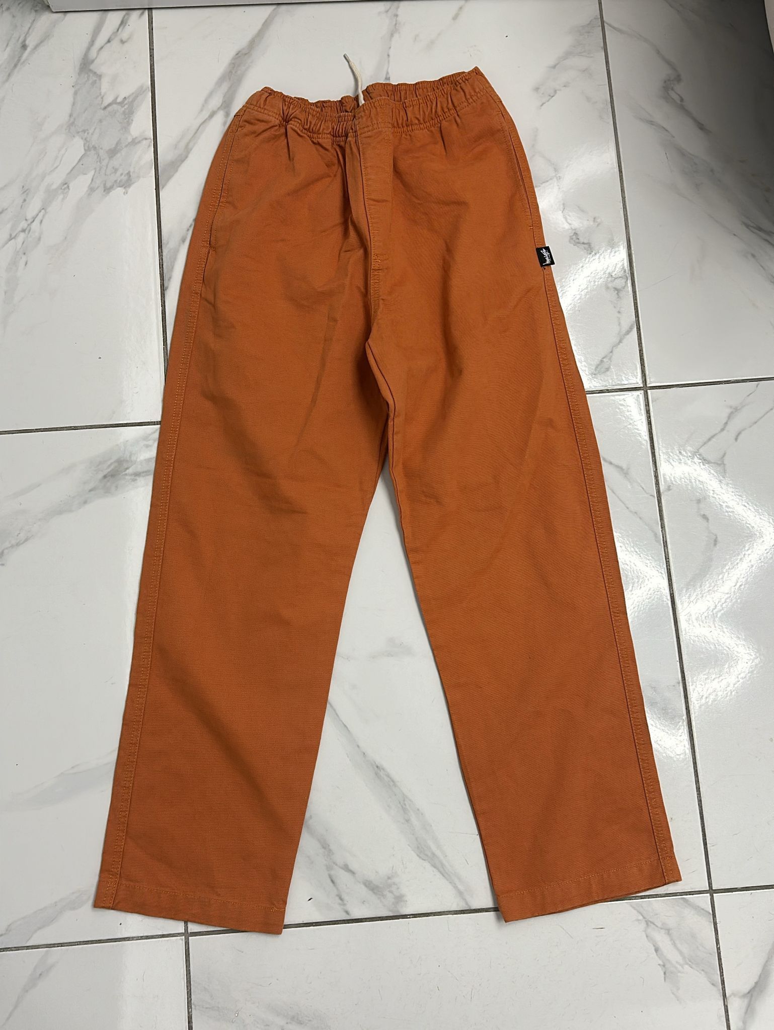 Stussy × Vintage Stüssy Brushed Beach Pant 'Orange' Size Small Size US 30 / EU 46 - 2 Thumbnail