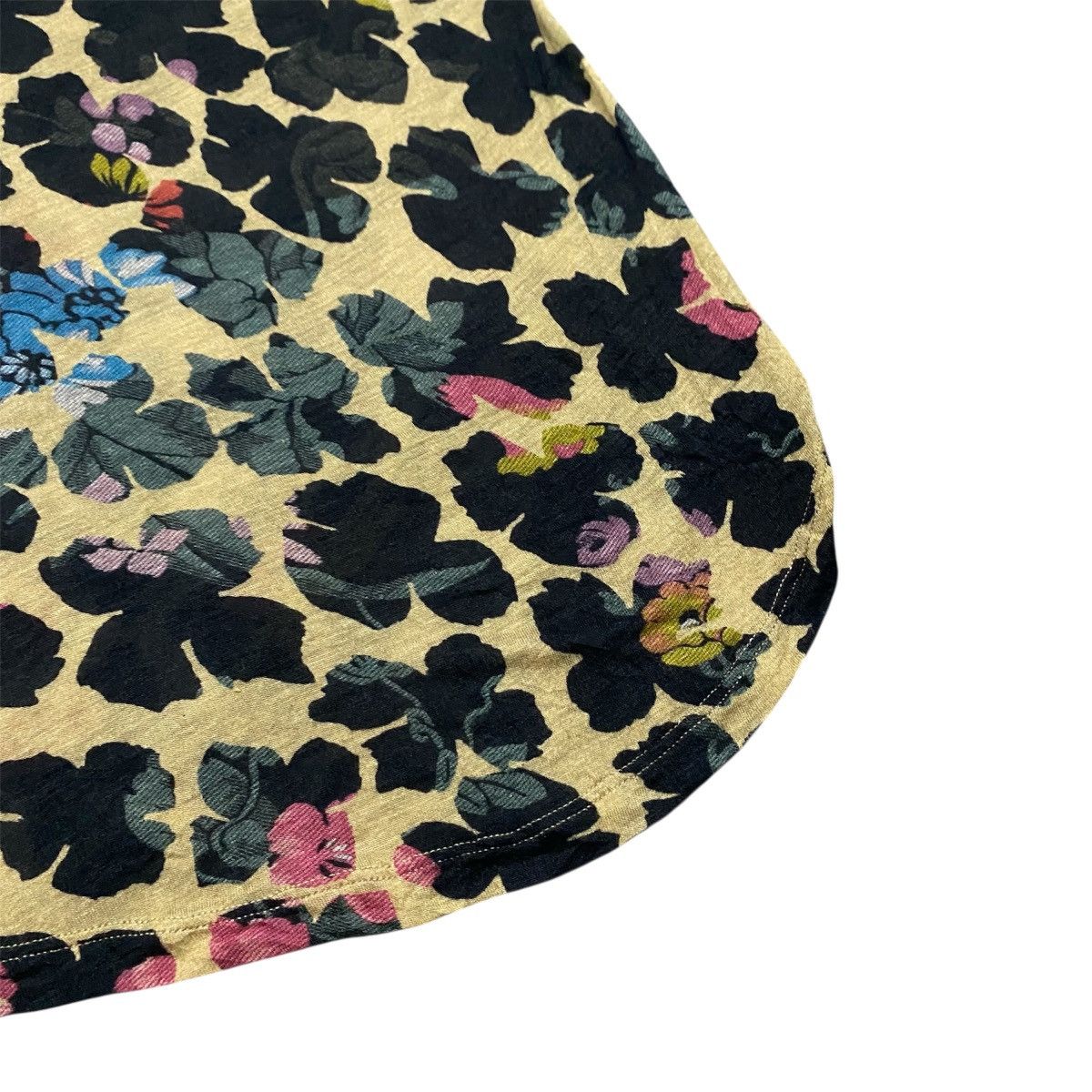 Dries Van Noten Dries Van Noten SS14 Floral Dress Asymmetric Hem Size S / US 4 / IT 40 - 16 Thumbnail
