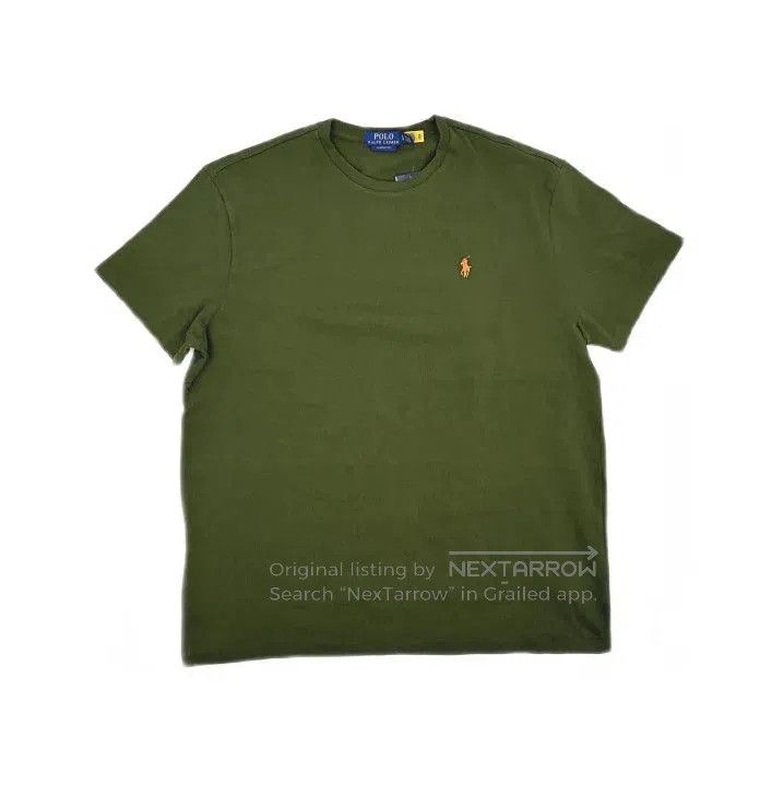 Polo Ralph Lauren Polo Ralph Lauren Solid Round Neck Short Sleeve. Size US L / EU 52-54 / 3 - 2 Thumbnail