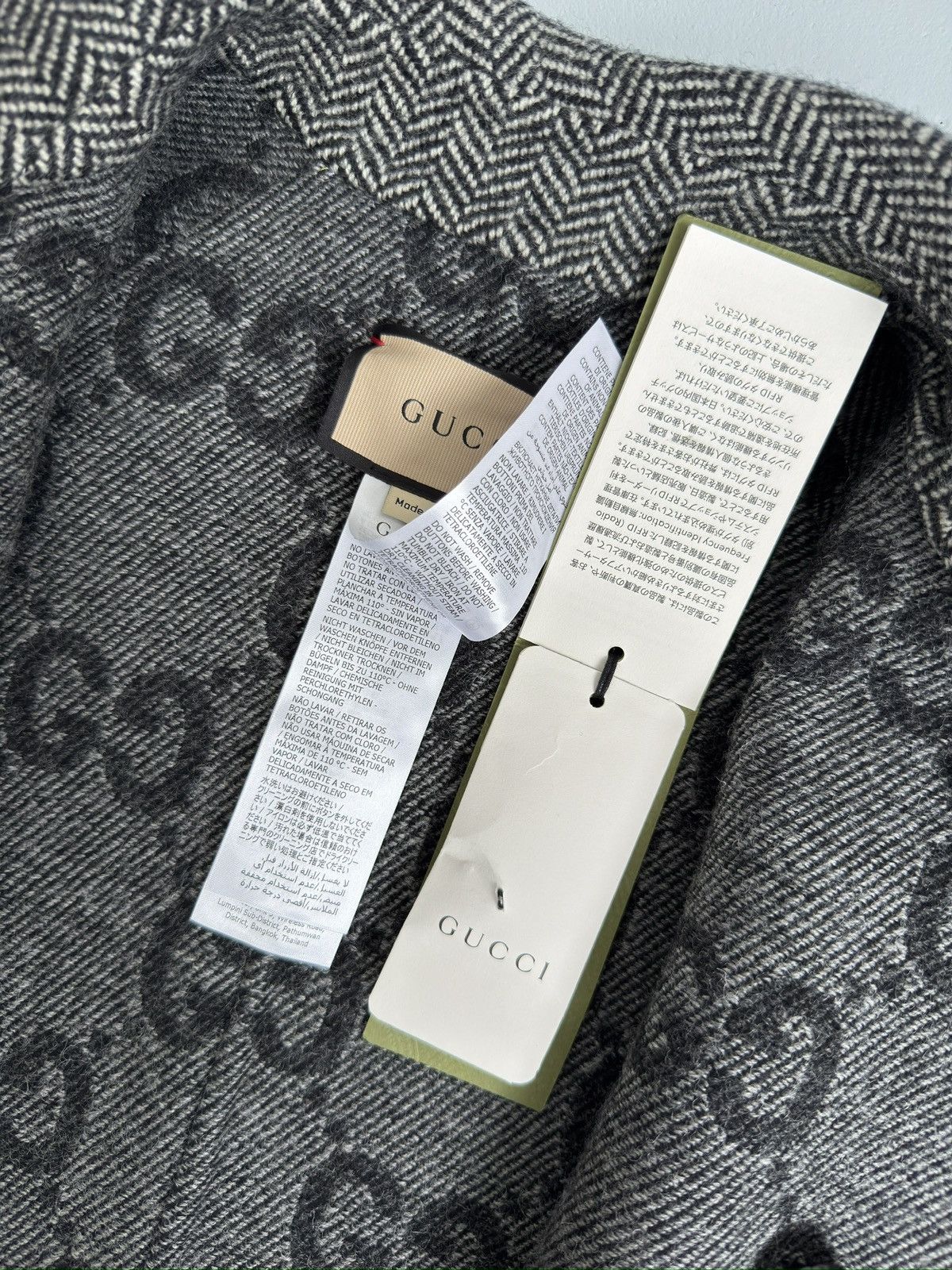 Gucci RRP $5500 NWT Gucci GG Reversible Wool Coat Monogram Size S / US 4 / IT 40 - 20 Thumbnail