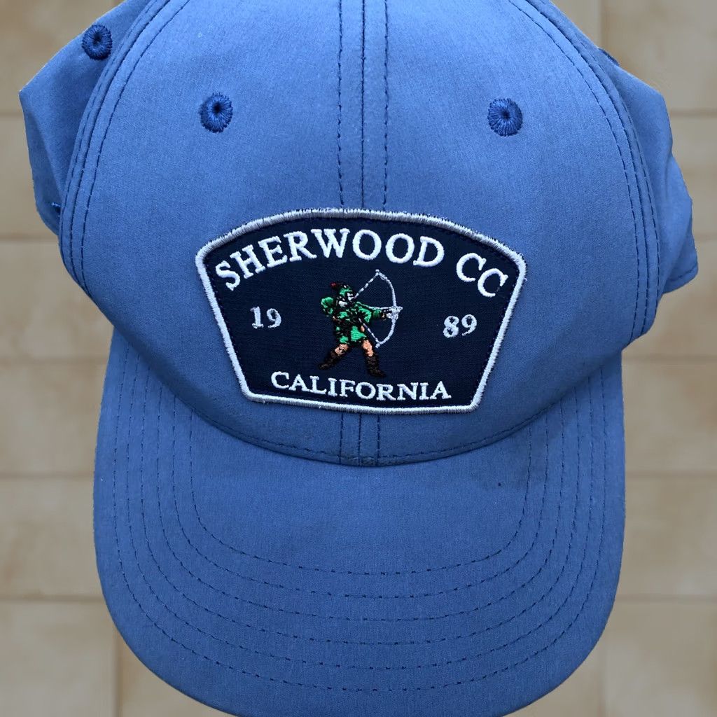 Vintage PUKKA Sherwood Country Club Snapback Hat Men's 1989 California Blue Adjustable Snapback Hat Size ONE SIZE - 1 Thumbnail
