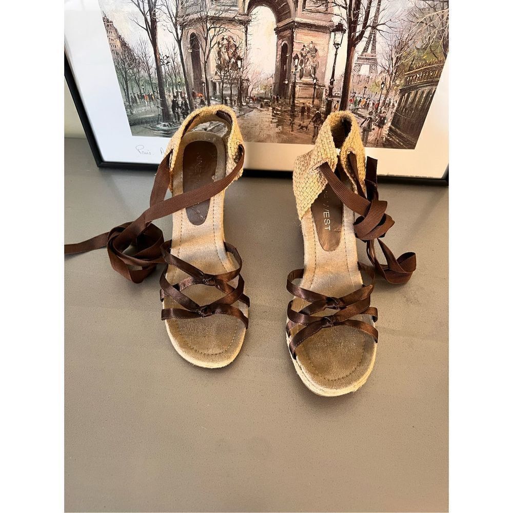 Nine West Nine West Espadrille Sandals Size US 8 / IT 38 - 2 Thumbnail