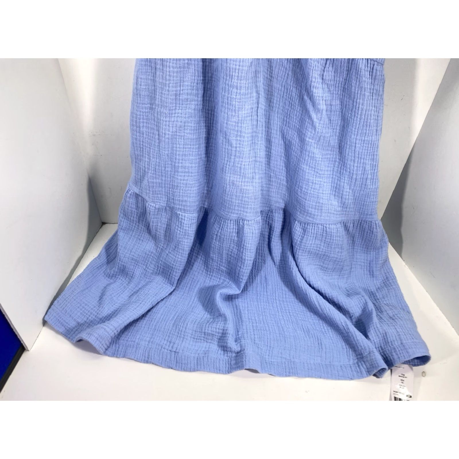 Gap Gap Dress Women XS Blue Short Sleeve Pockets Crinkled Gauze Tiered NWT Maxi Vintage: No, Gap, Regular, Cotton, 19 Across Chest 38 Shoulders to Waist Size 26" / US 2 / IT 38 - 3 Thumbnail
