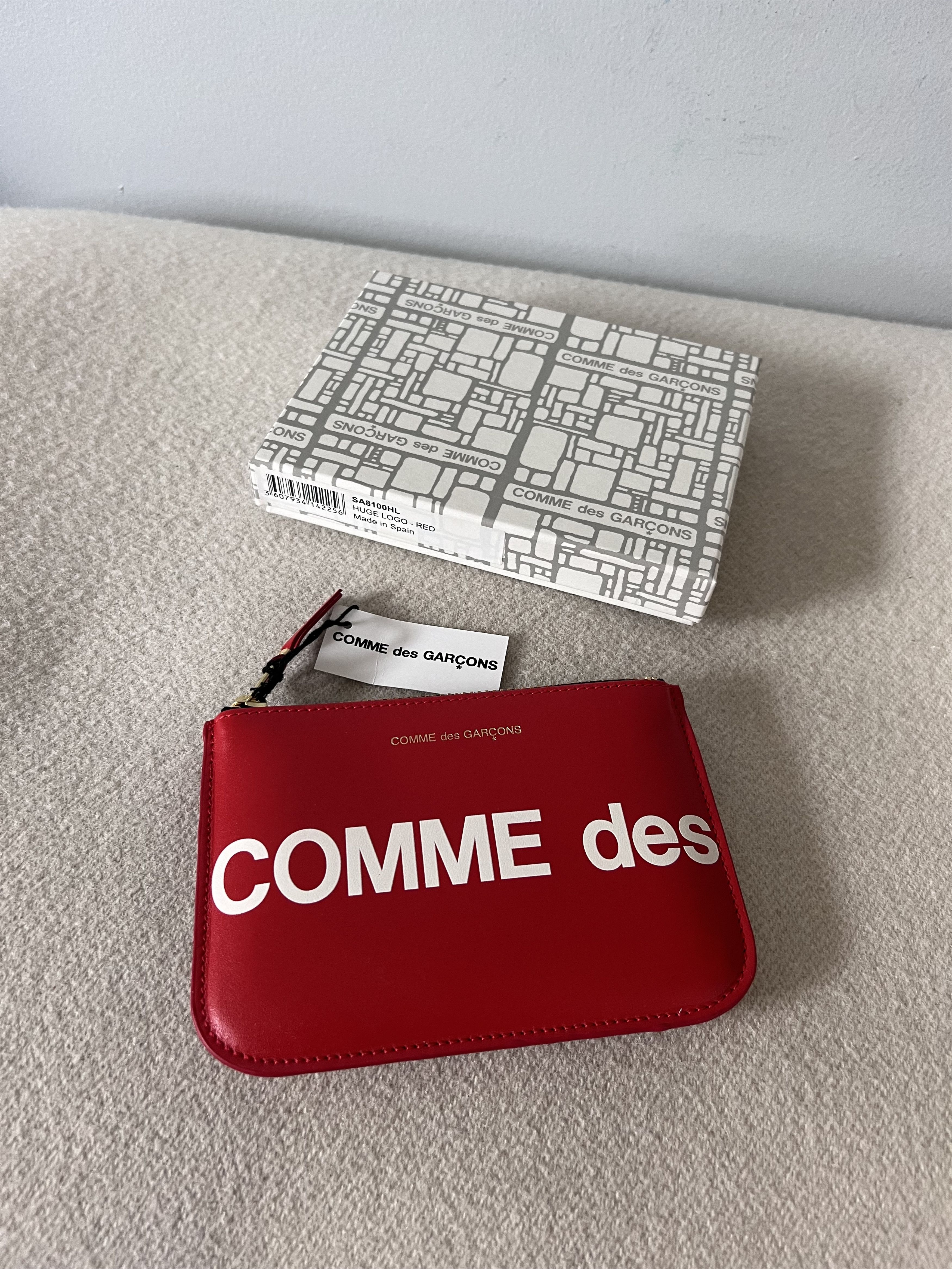 Comme Des Garcons Huge Logo Wallet | Grailed