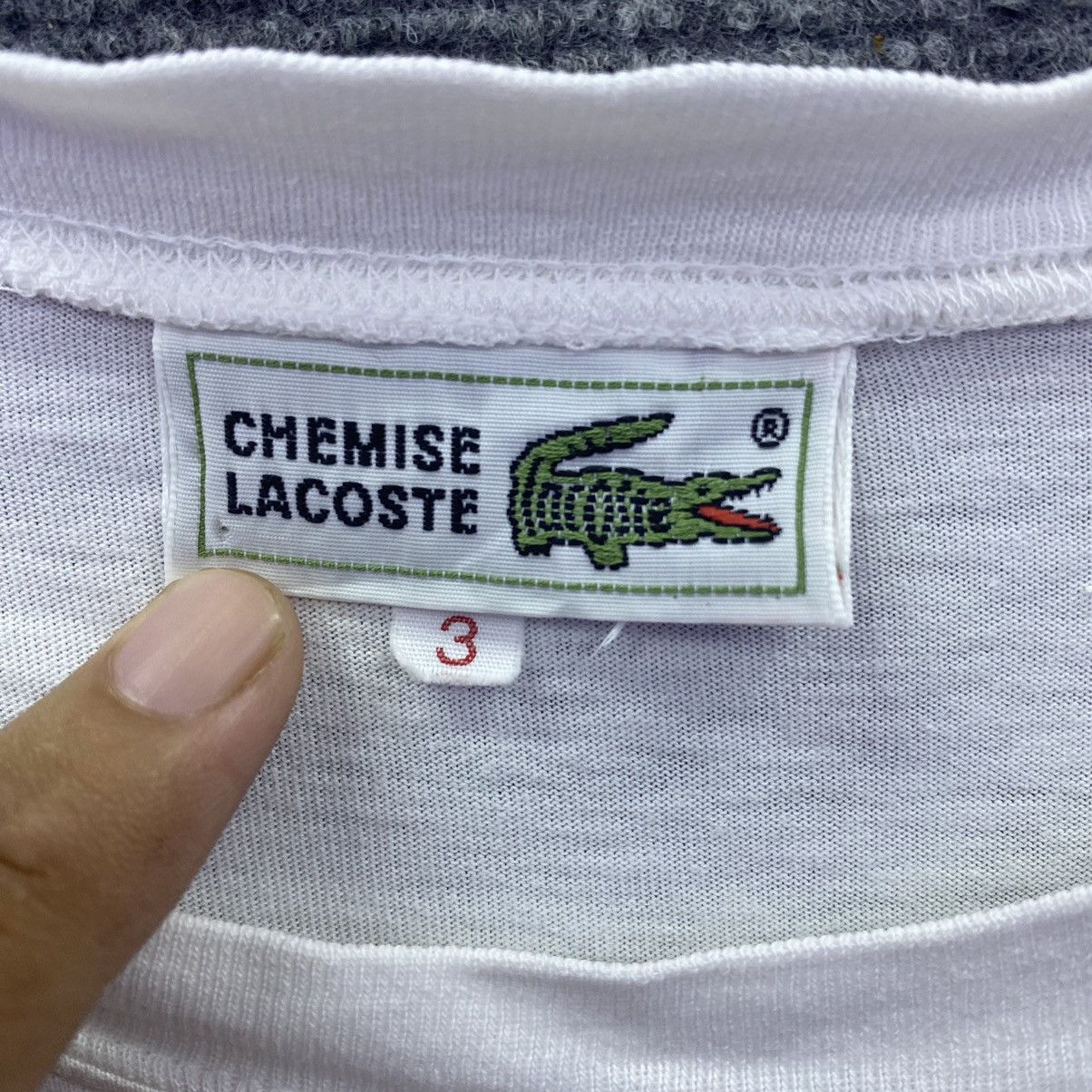 Lacoste × Vintage Vintage Lacoste Rare Design Size US M / EU 48-50 / 2 - 4 Thumbnail