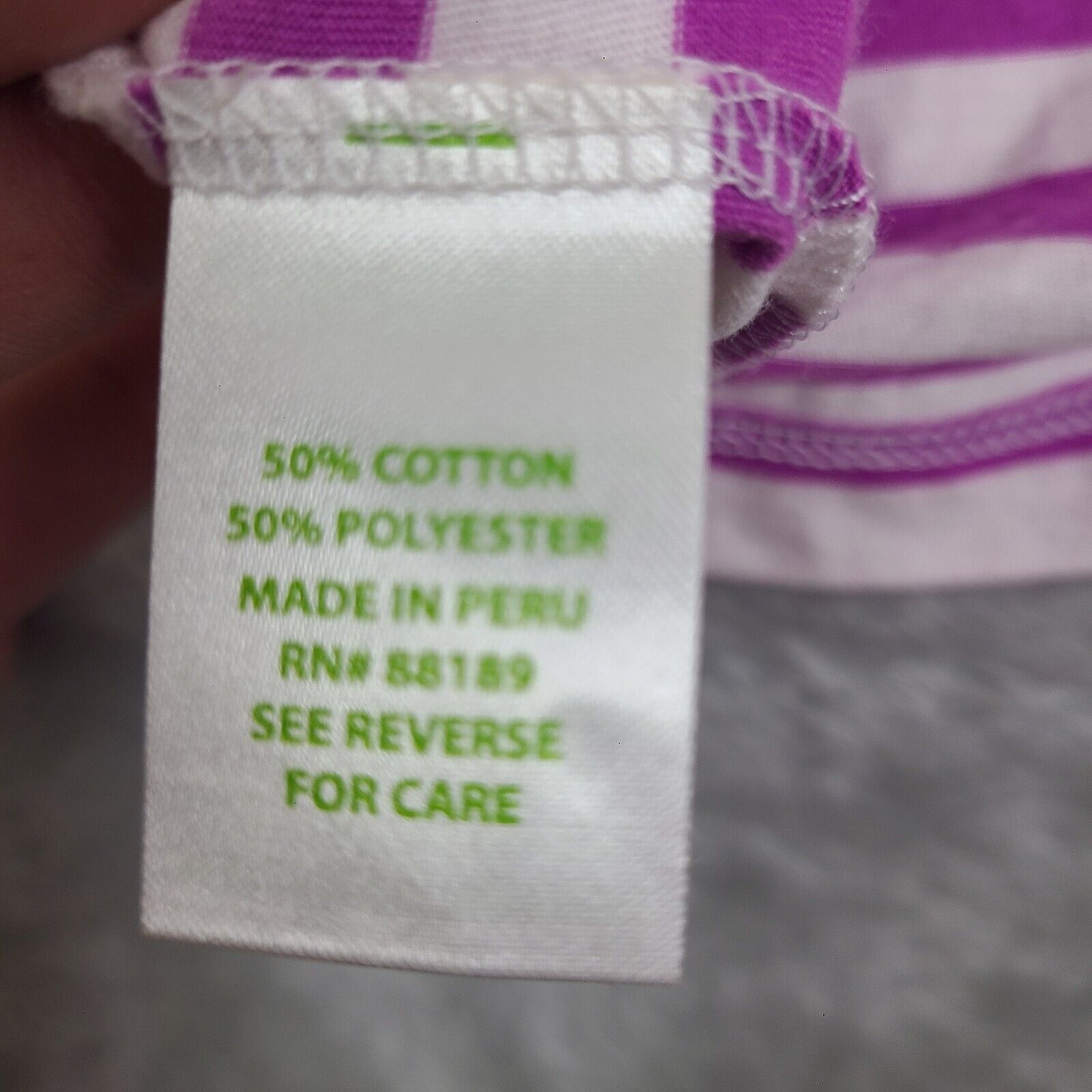 Lilly Pulitzer Lilly Pulitzer Pansy Purple Striped Spaghetti Strap Sun Dres Size XS / US 0-2 / IT 36-38 - 8 Thumbnail