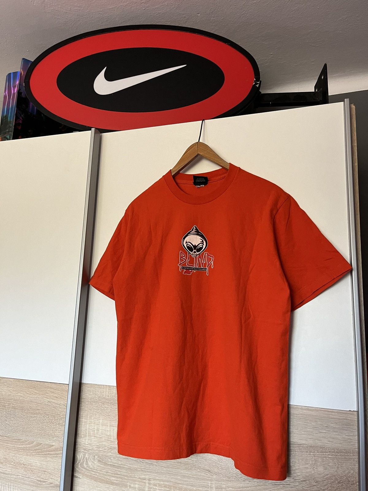 Blind Skateboards Vintage 90’s Blind Reaper Skateboards Center logo Tee Back Size US XL / EU 56 / 4 - 1 Thumbnail
