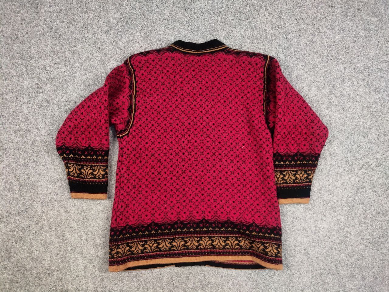 Dale Of Norway Dale of Norway Casual Collection Cardigan Red Nordic Sweater Size L / US 10 / IT 46 - 10 Thumbnail