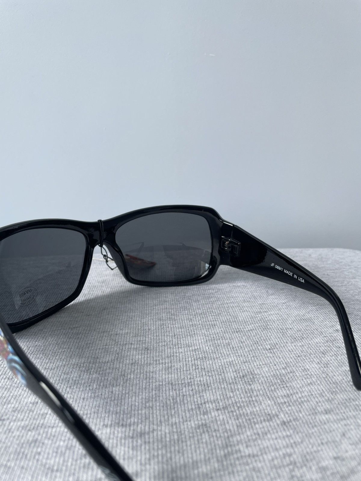 Ed Hardy × Vintage Ed Hardy Christian Audigier Vintage Y2k Black Sunglasses Size ONE SIZE - 7 Thumbnail