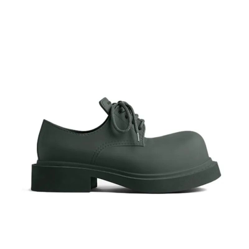 Balenciaga o1mt1gz1224 Steroid Derby Shoes in Dark Green Size US 7 / IT 37 - 1 Thumbnail