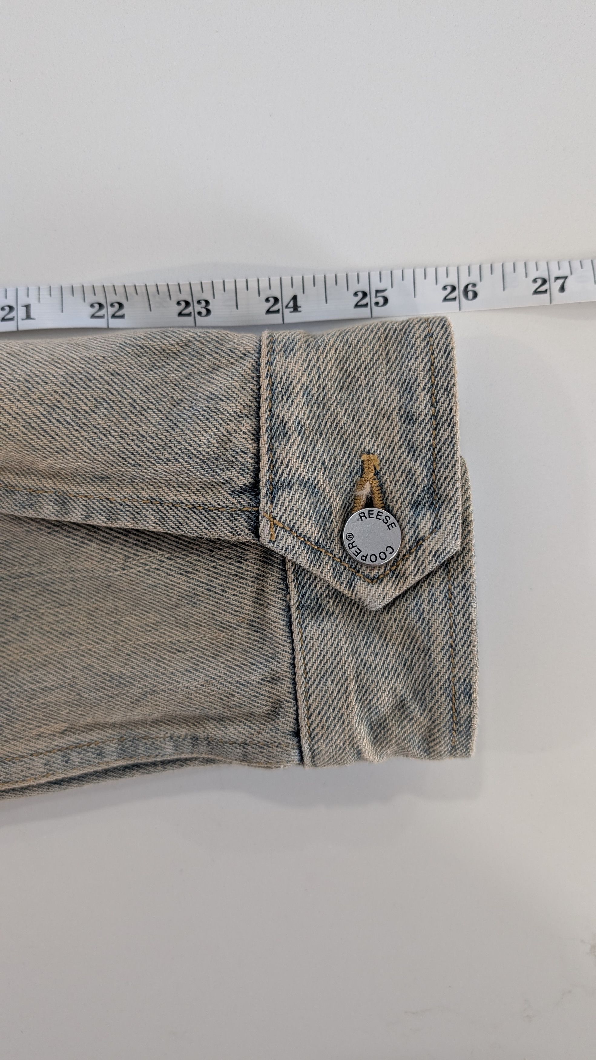 Reese Cooper Reese Cooper Spring 2024 Curved Washed Denim Work Jacket Size US M / EU 48-50 / 2 - 14 Thumbnail