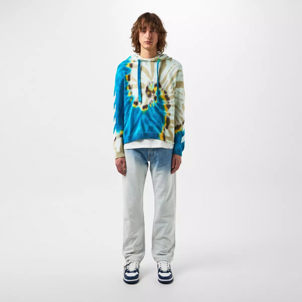 Off-White o1y0225 Denim Pant in Blue/White Size US 26 / EU 42 - 6 Thumbnail