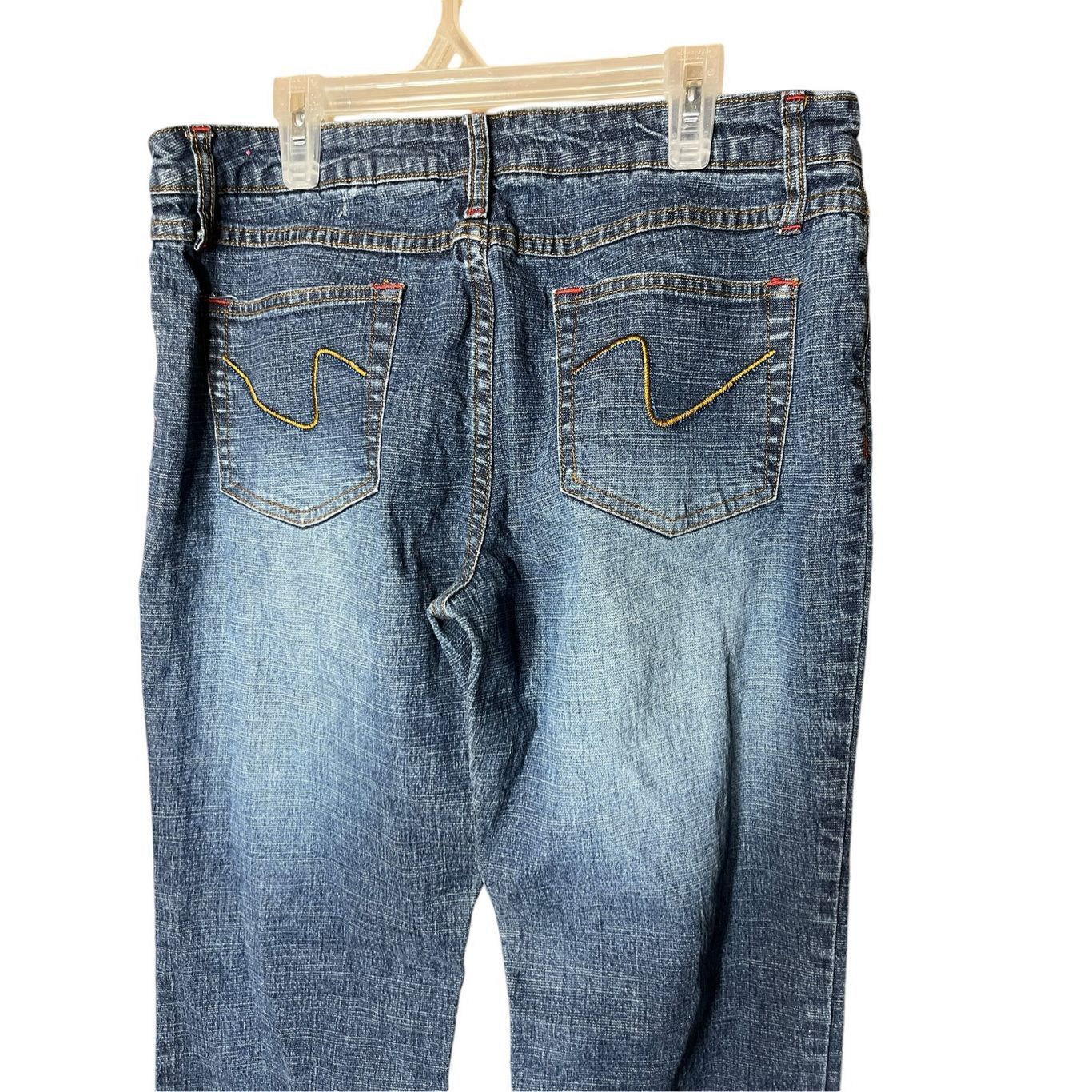 Other Vintage Zana Di Y2K Flare Jeans Size 11￼ Size 32" / US 10 / IT 46 - 6 Thumbnail