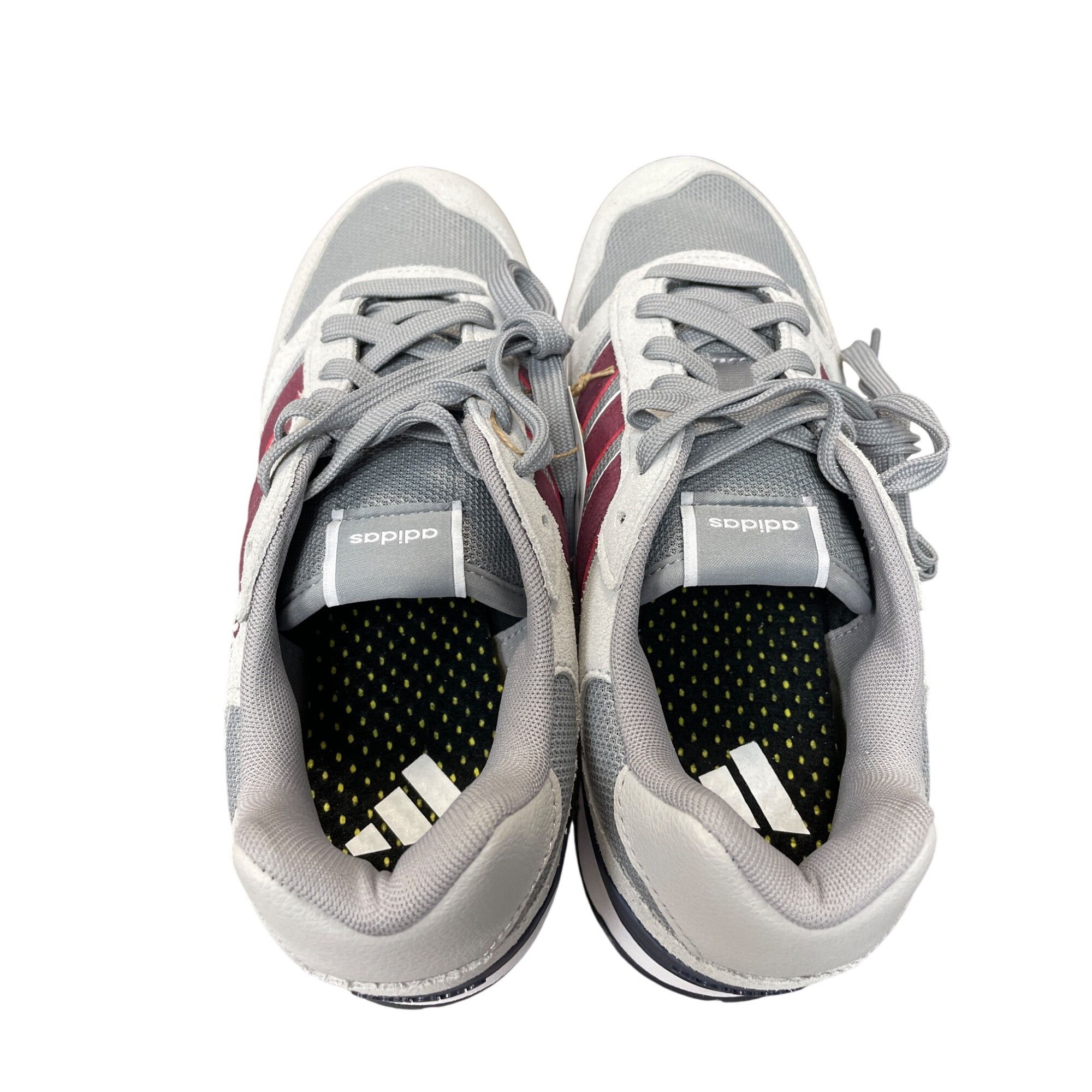 Adidas Adidas Run 80s Mens gray burgandy running Sneakers shoes Siz Size US 9 / EU 42 - 10 Thumbnail