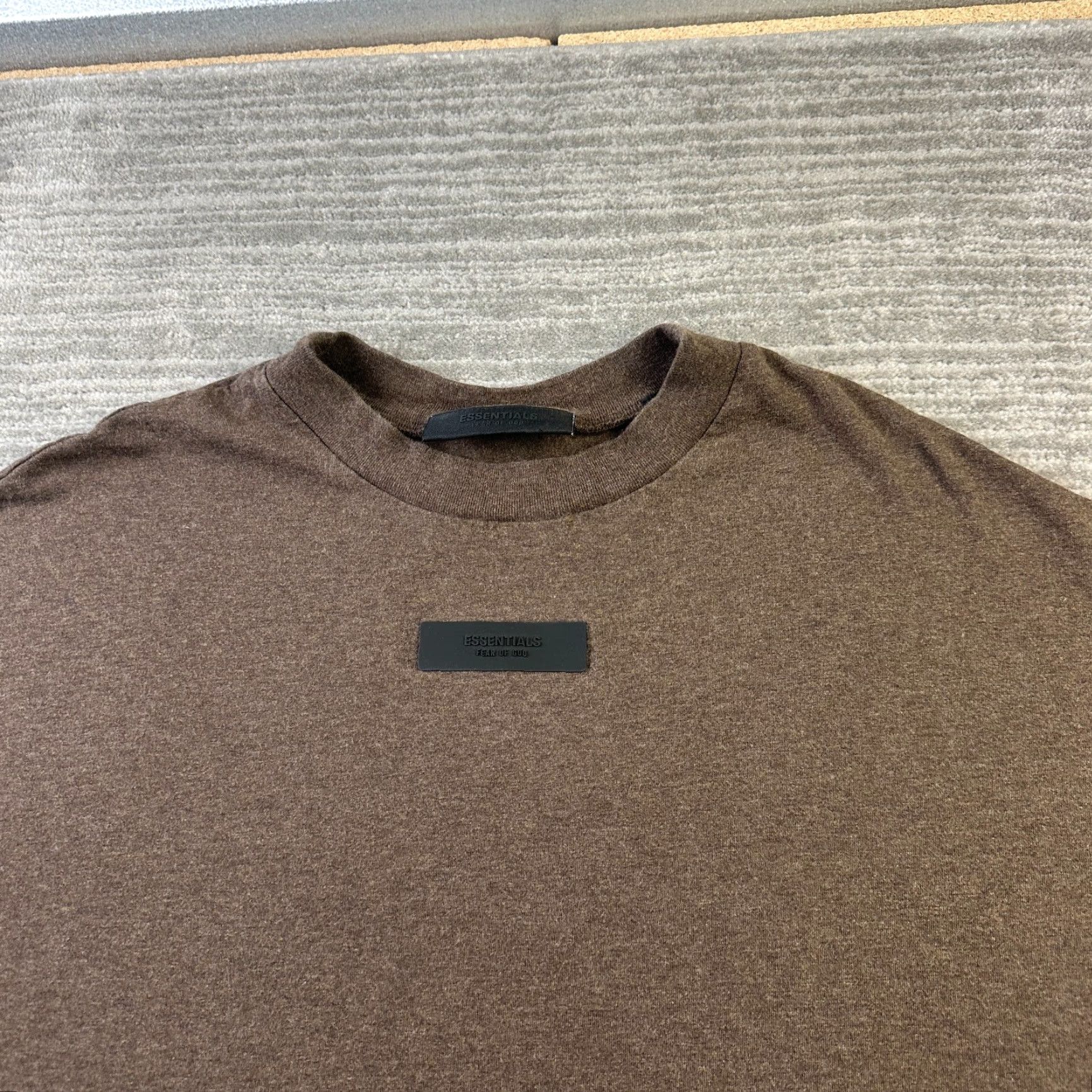 Fear of God Fear Of God Essentials Shirt Mens Medium Brown Oversized Baggy Size US M / EU 48-50 / 2 - 3 Thumbnail