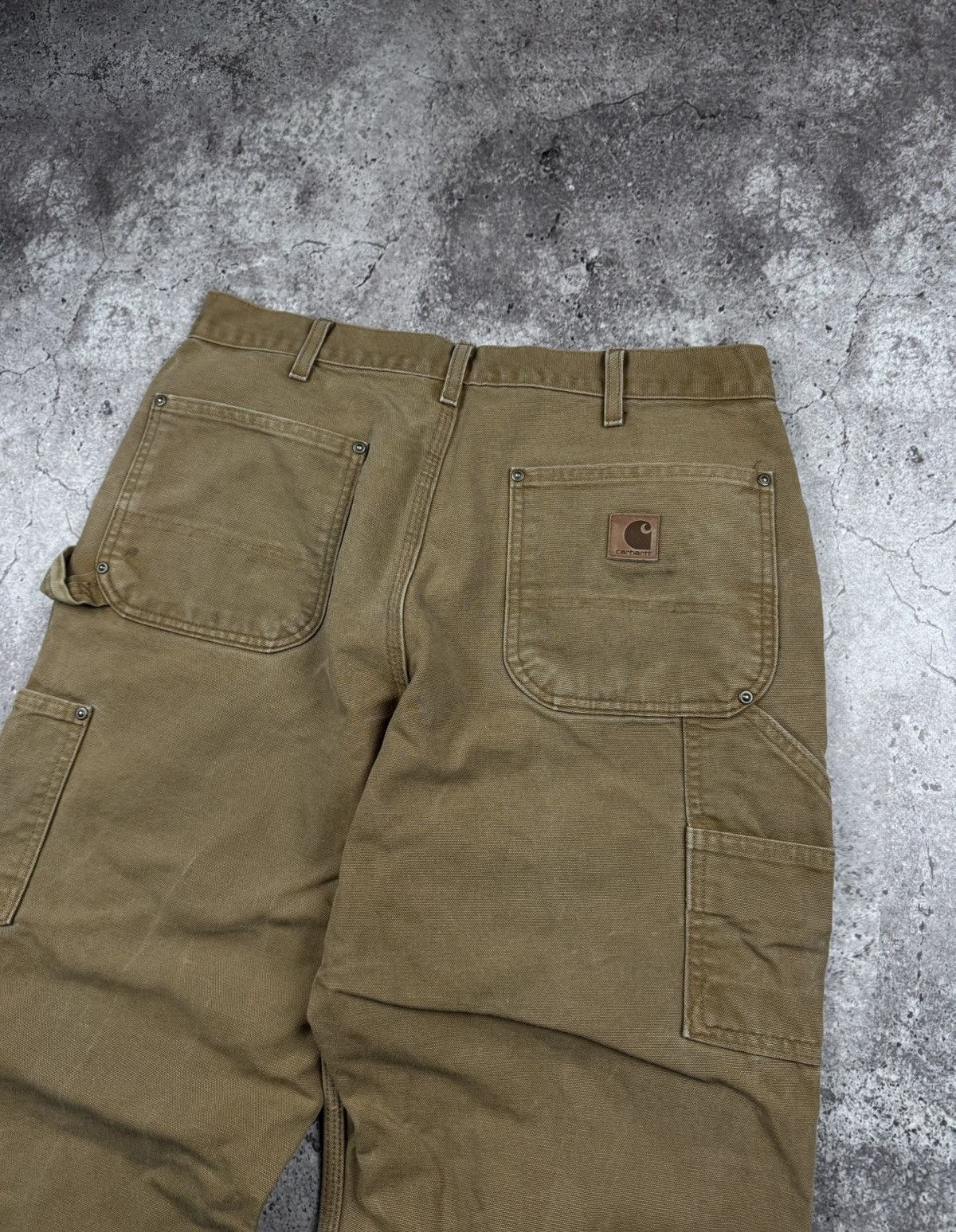 Carhartt 🟤Crazy Baggy Vintage Carhartt Double knee pants WorkWear🟤 Size US 36 / EU 52 - 12 Thumbnail