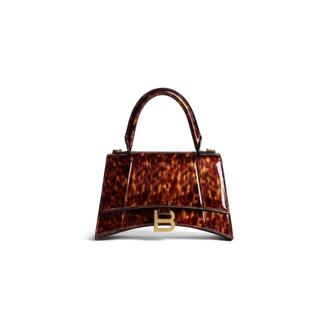 Balenciaga o1la1rc1a0925 Size: OS / Hourglass Small Handbag Tortoise Size ONE SIZE - 1 Thumbnail