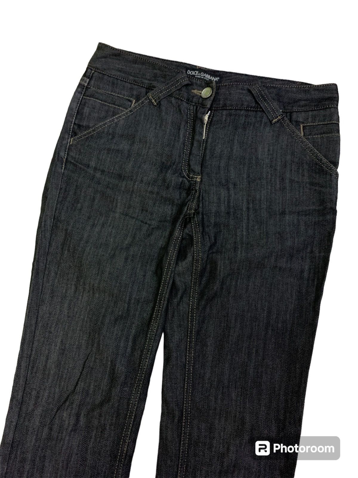 Dolce & Gabbana Dolce&Gabbana Black Denim Size 28" / US 6 / IT 42 - 4 Thumbnail