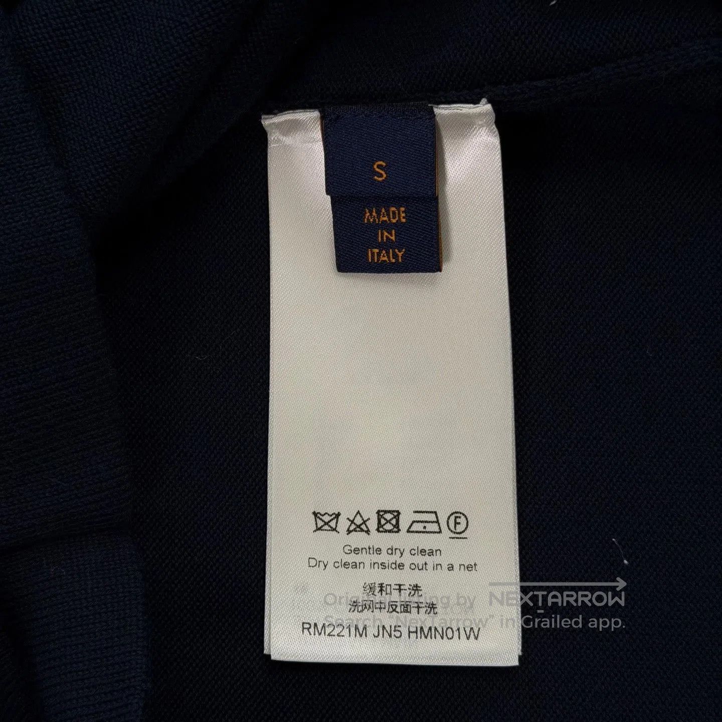 Louis Vuitton LV Nigo Heart Pattern Navy Knit Tee. Size US S / EU 44-46 / 1 - 4 Thumbnail