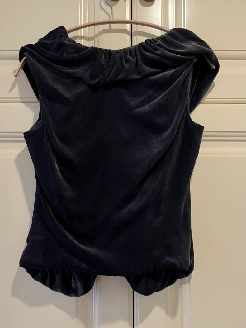 Vivienne Westwood Vivienne Westwood Silk velvet swing collar vest Size S / US 4 / IT 40 - 4 Thumbnail