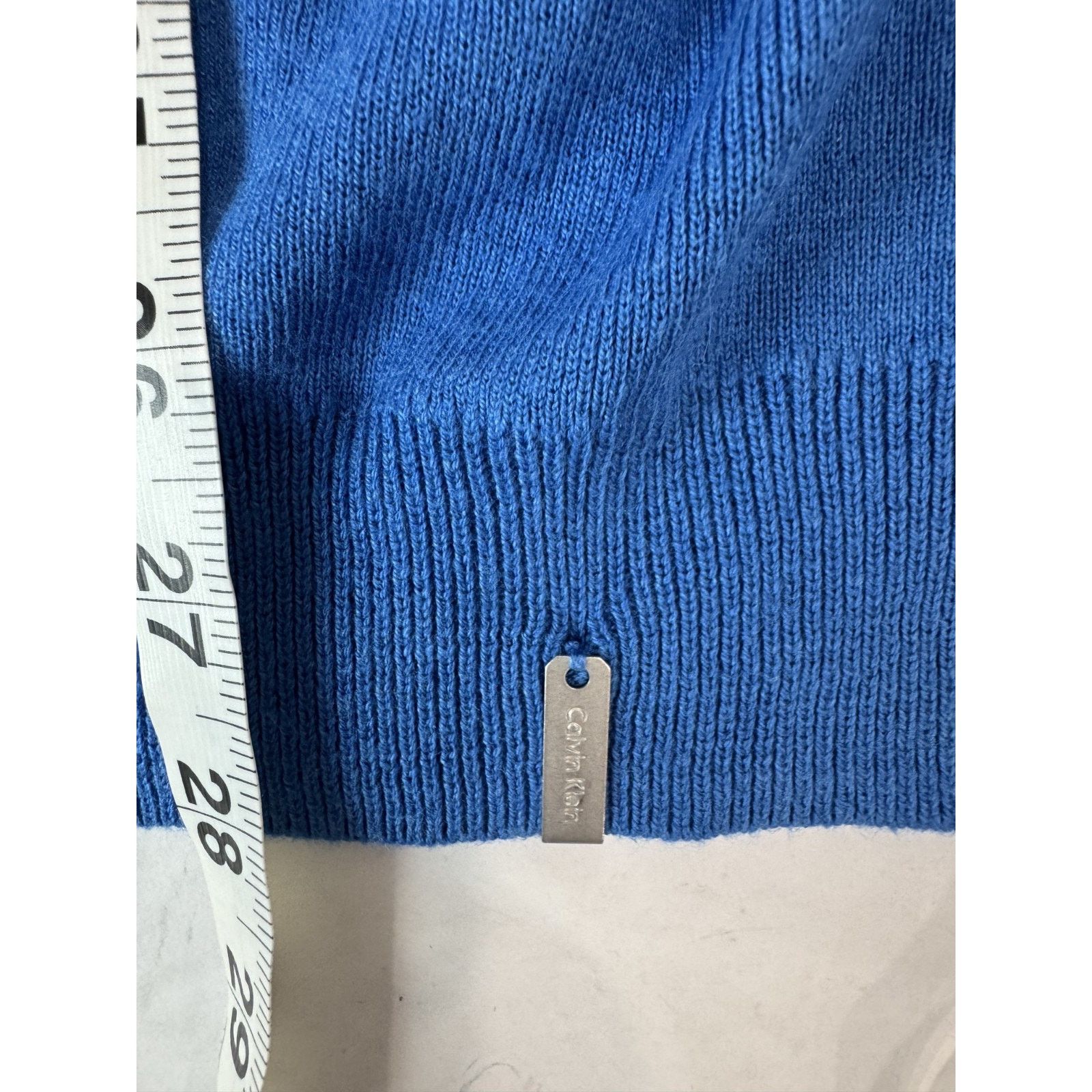 Calvin Klein Calvin Klein Sweater Blue Preppy Cotton Modal XL Size US XL / EU 56 / 4 - 5 Thumbnail