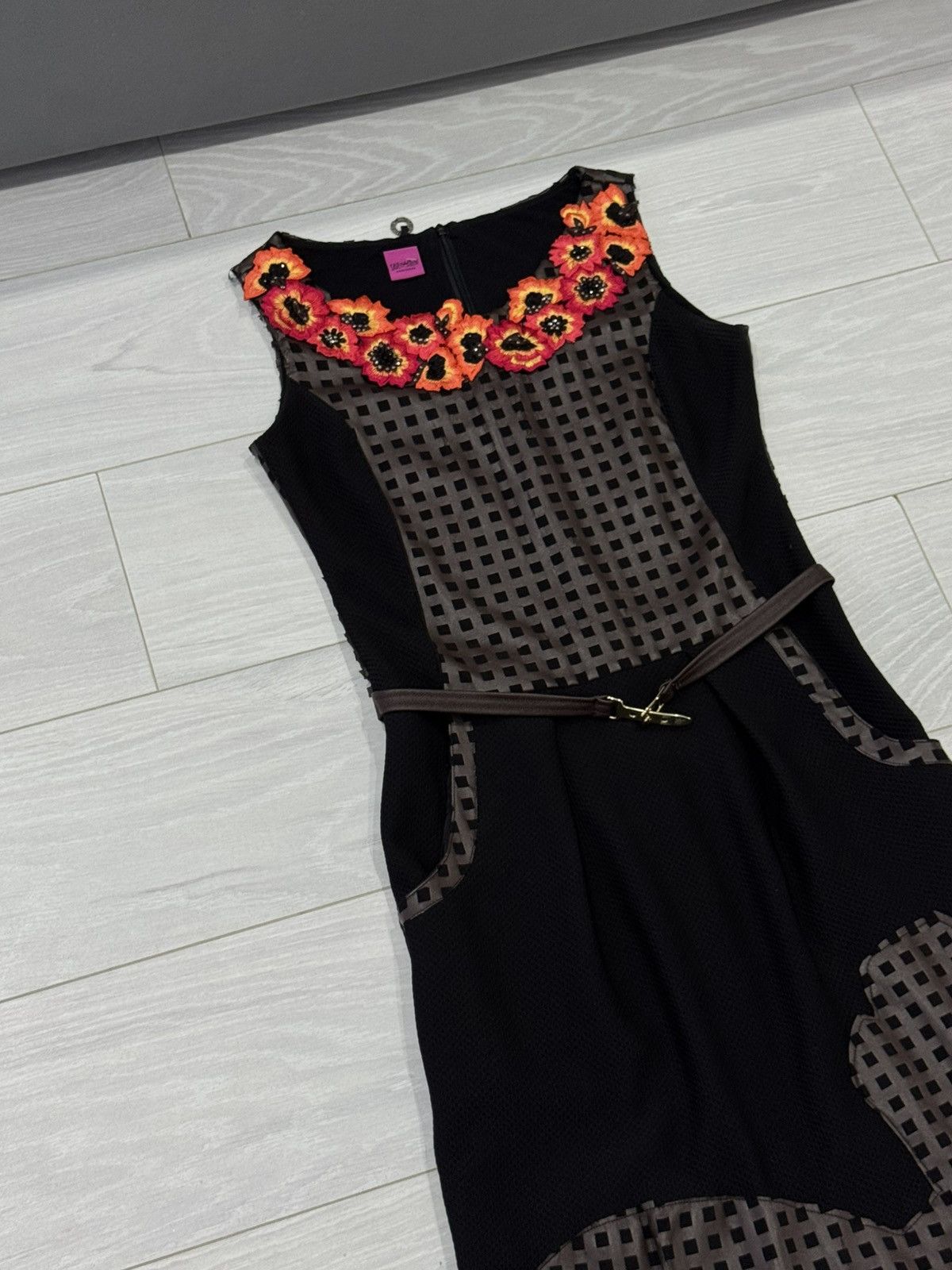 Other Y2K Save The Queen Multicolour Checked Glamour Dress Size S / US 4 / IT 40 - 4 Thumbnail