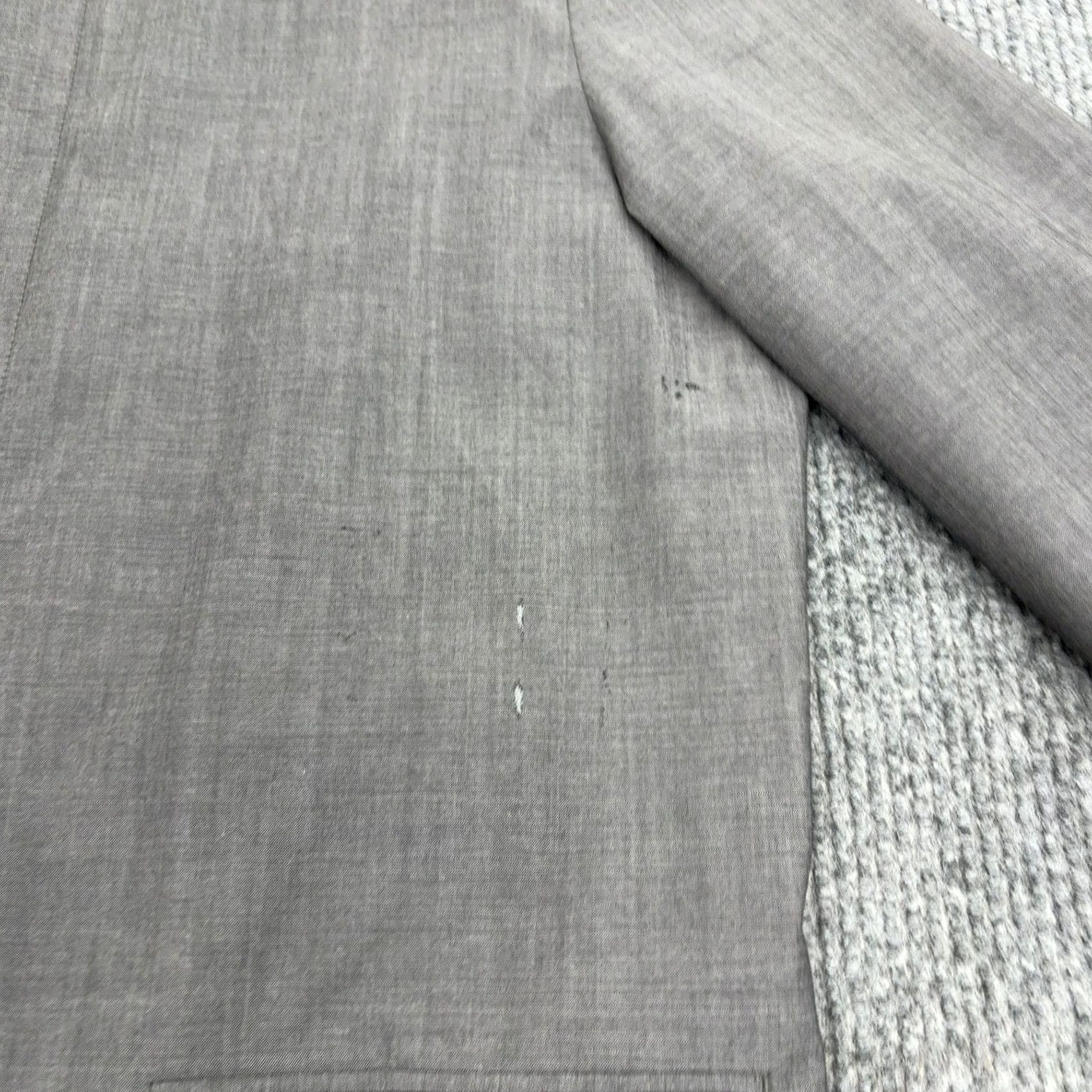 Brooks Brothers Brooks Brothers Trench Coat Men XL Grey Wool Mohair Loro Piana Storm System Water Resistant Windproof Long Coat Classic Luxury Form al Business Travel Size US XL / EU 56 / 4 - 3 Thumbnail