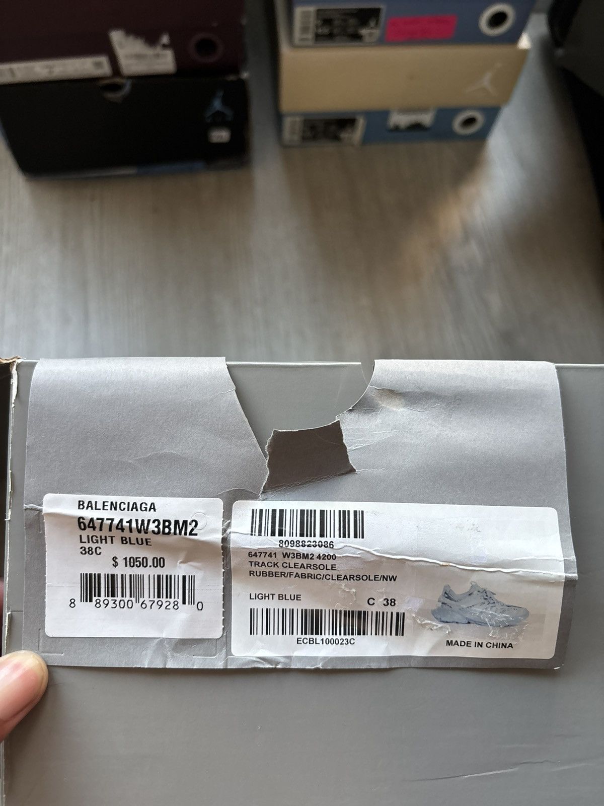 Balenciaga Balenciaga Wmns Track Light Blue Size US 5 / EU 37 - 8 Thumbnail