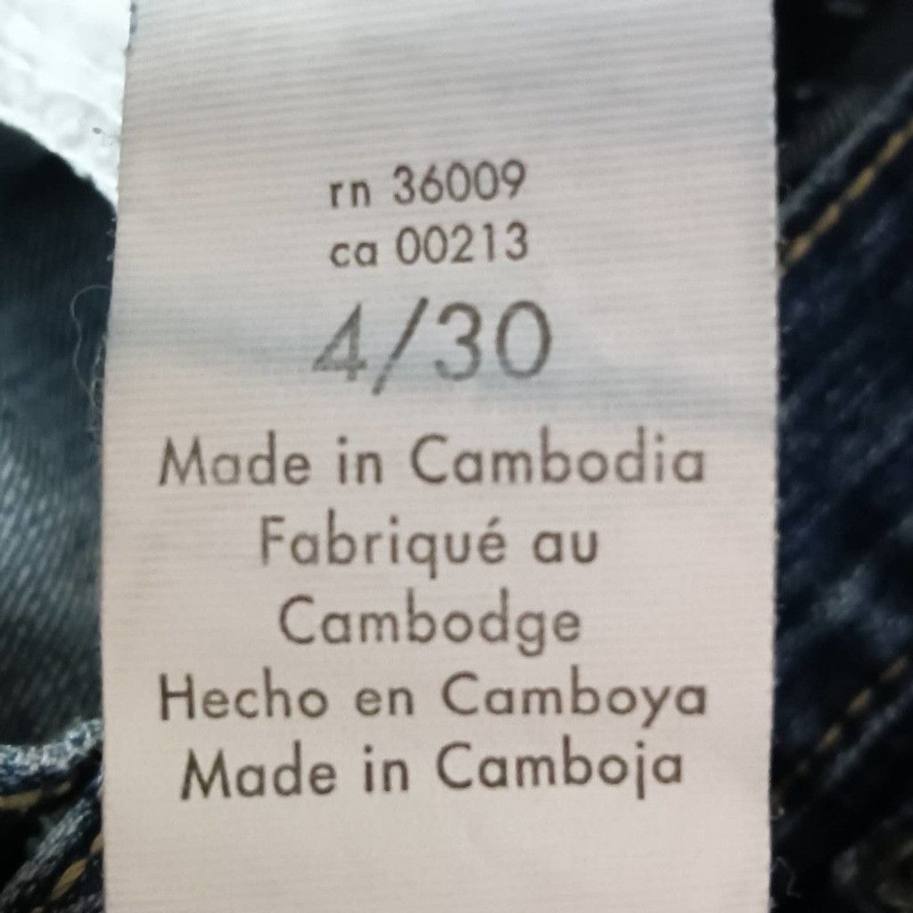 Calvin Klein CALVIN Klein Flare Jeans Blue Denim Low Rise Bootcut Sz 4 Size 27" / US 4 / IT 40 - 9 Thumbnail