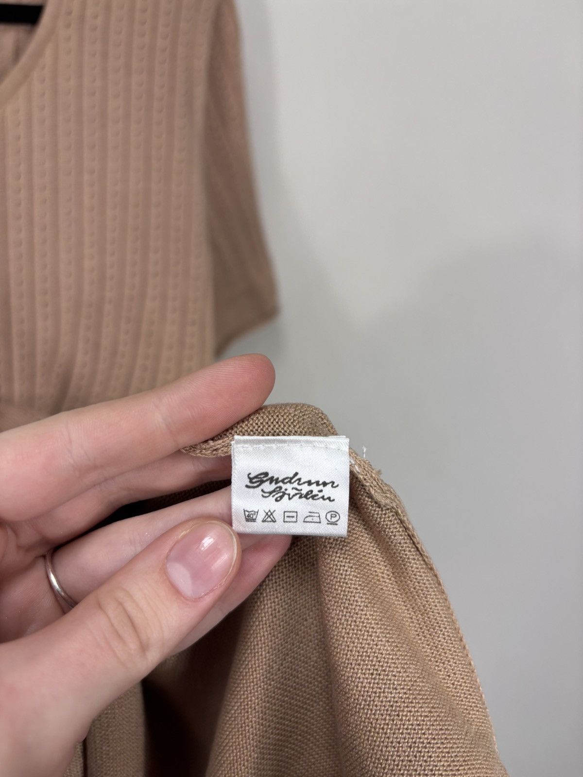 Gudrun Sjoden Gudrun Sjoden Women’s Silk Cotton Short Sleeve Top Sweater Size XL / US 12-14 / IT 48-50 - 7 Thumbnail