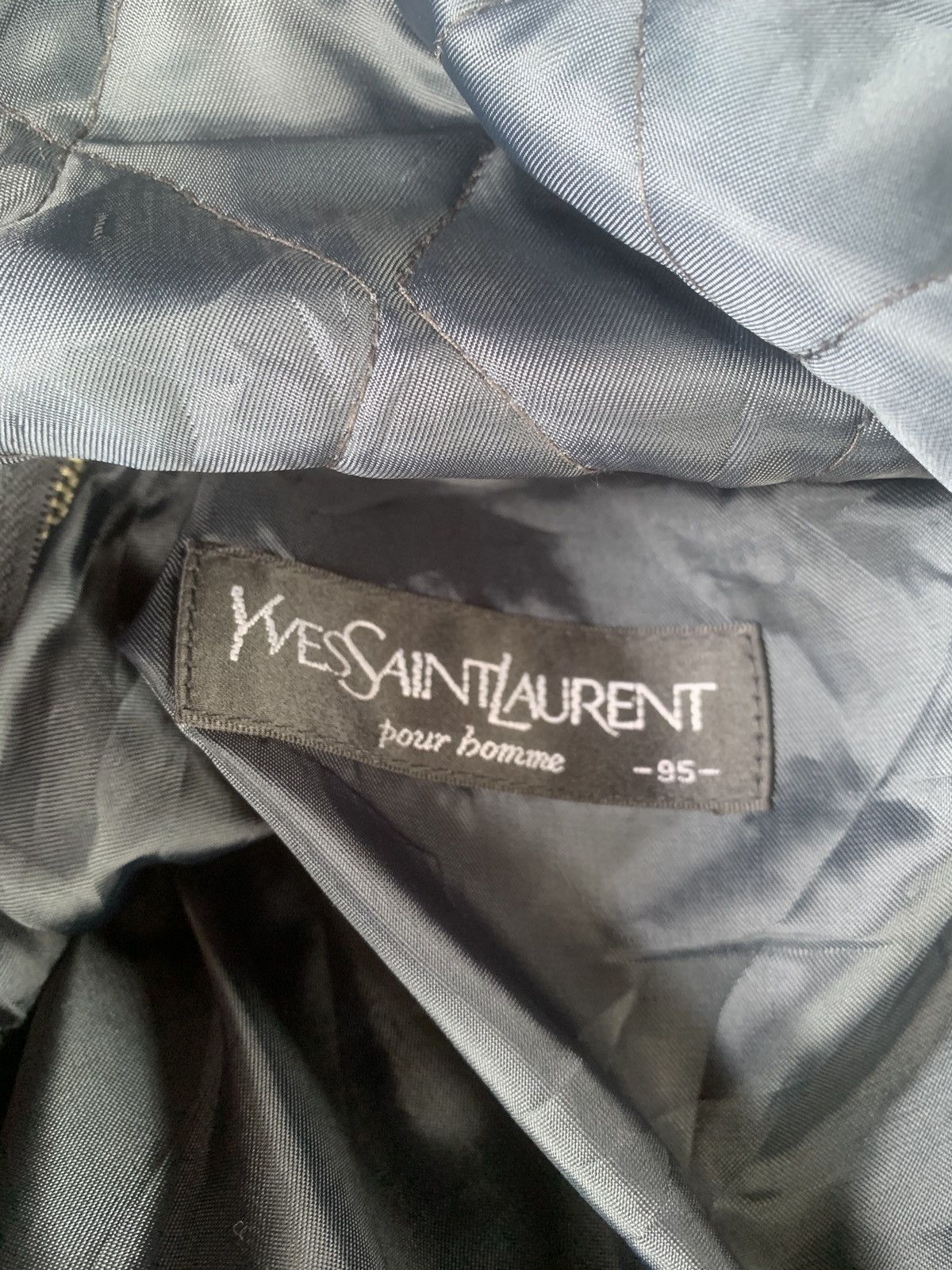 Designer × Vintage × Yves Saint Laurent Vintage YSL quilted inner vest jacket Size US L / EU 52-54 / 3 - 5 Thumbnail
