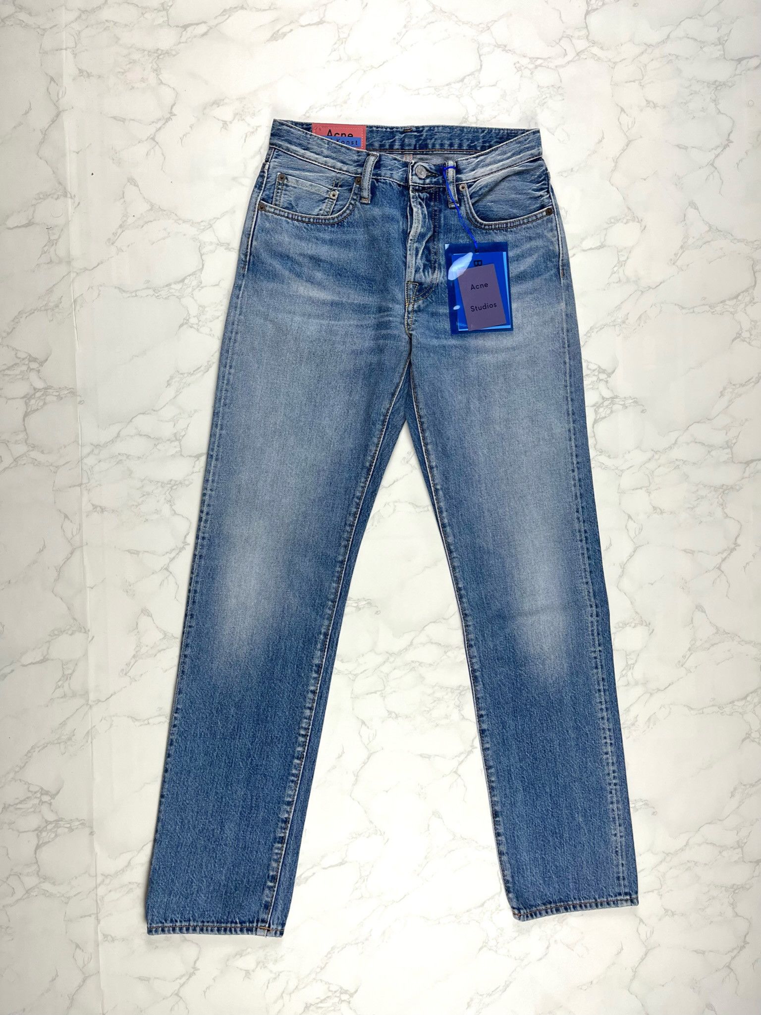 Acne Studios 🔥60% OFF🔥 [SALE] Acne Studios Organic Blue Denim Jeans Size US 27 - 1 Thumbnail