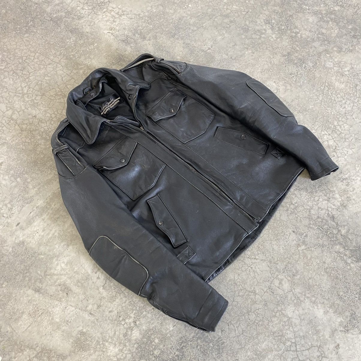 Harley Davidson VTG Harley Davidson by Hein Gericke Moto Leather Jacket Size US S / EU 44-46 / 1 - 3 Thumbnail