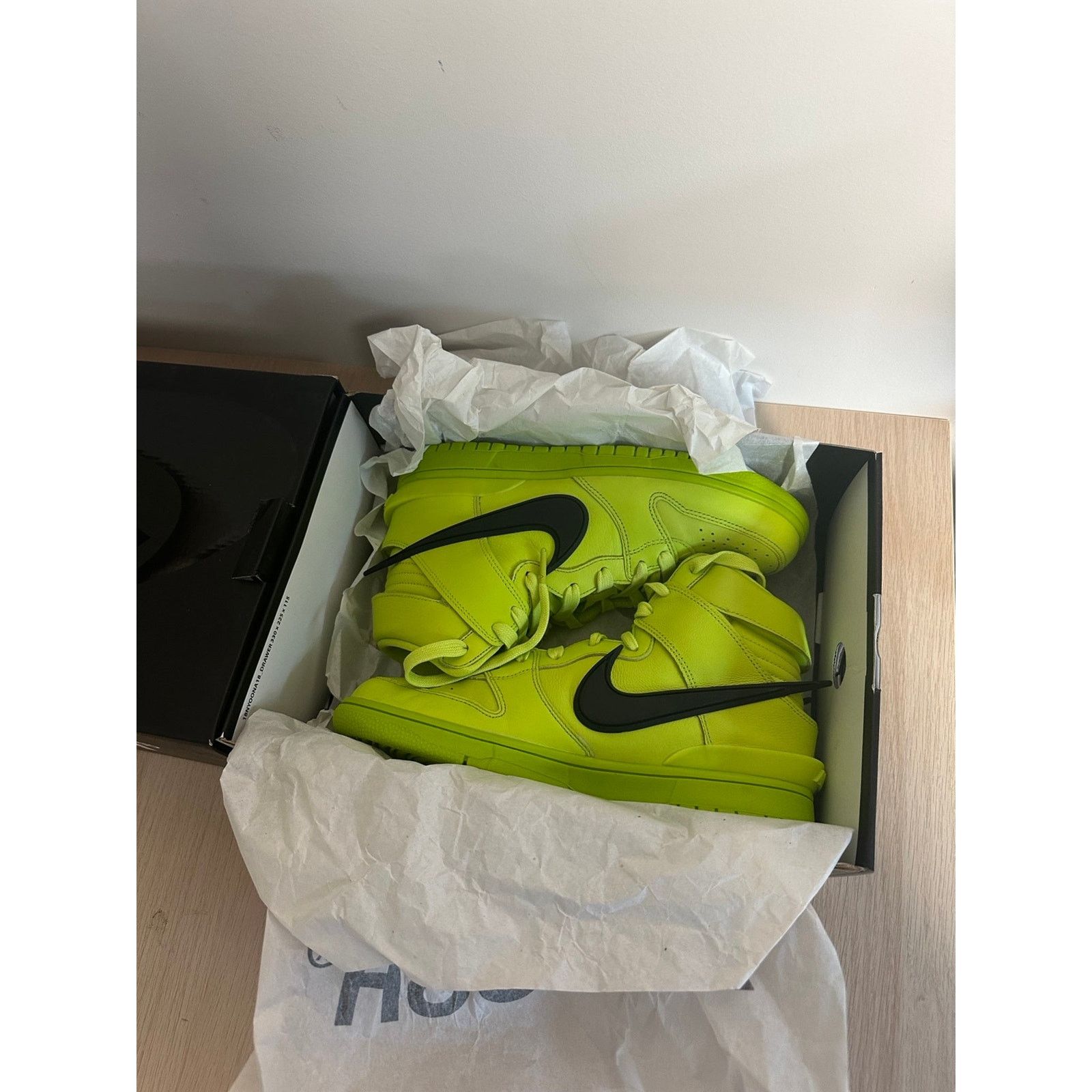 Nike Nike x AMBUSH Dunk High Flash Lime Size 9W - LIKE NEW Size US 9 / IT 39 - 9 Thumbnail