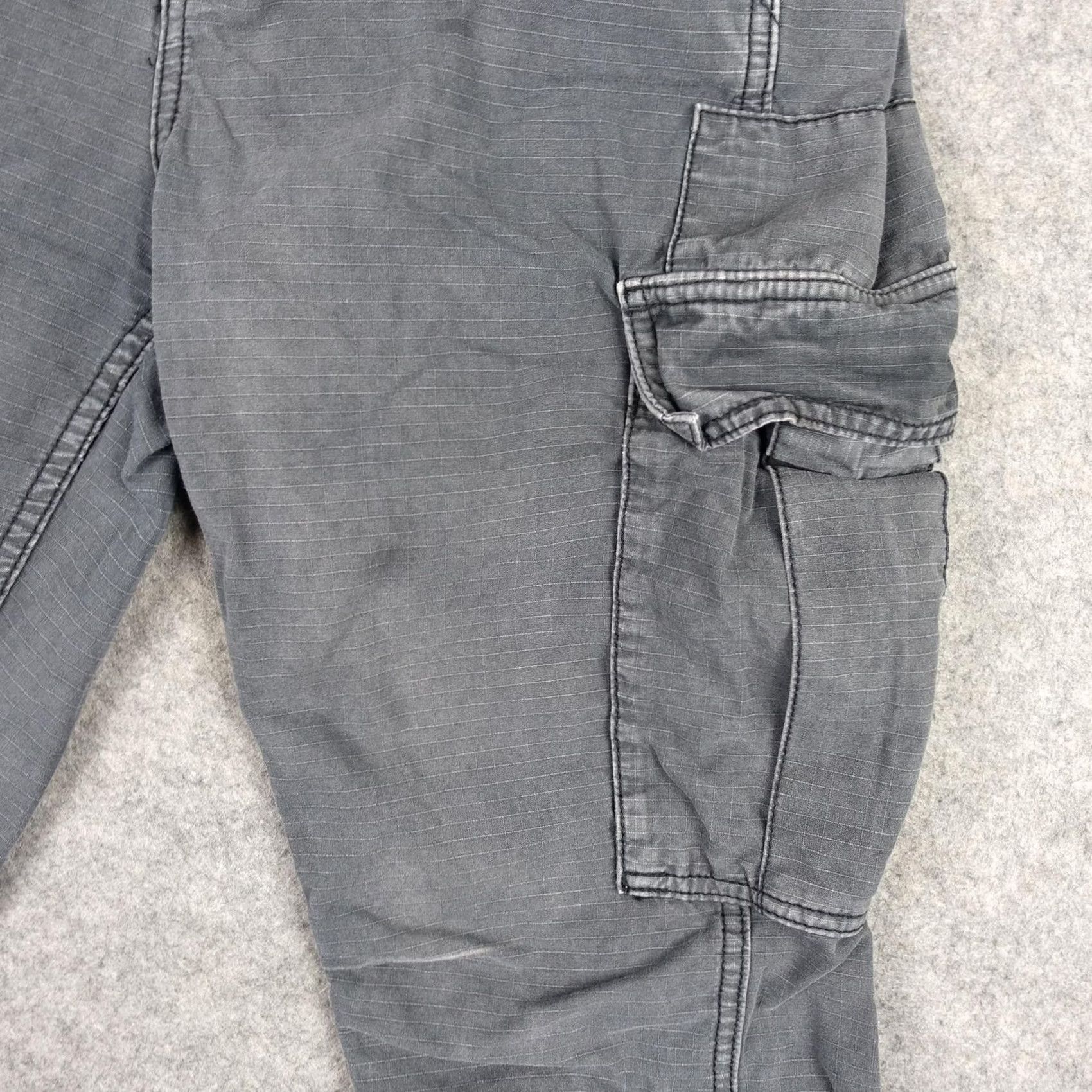 Free People Free People Pants Womens 6 Gray Tapered Cargo Pockets Casual Work Wear Size 28" / US 6 / IT 42 - 5 Thumbnail