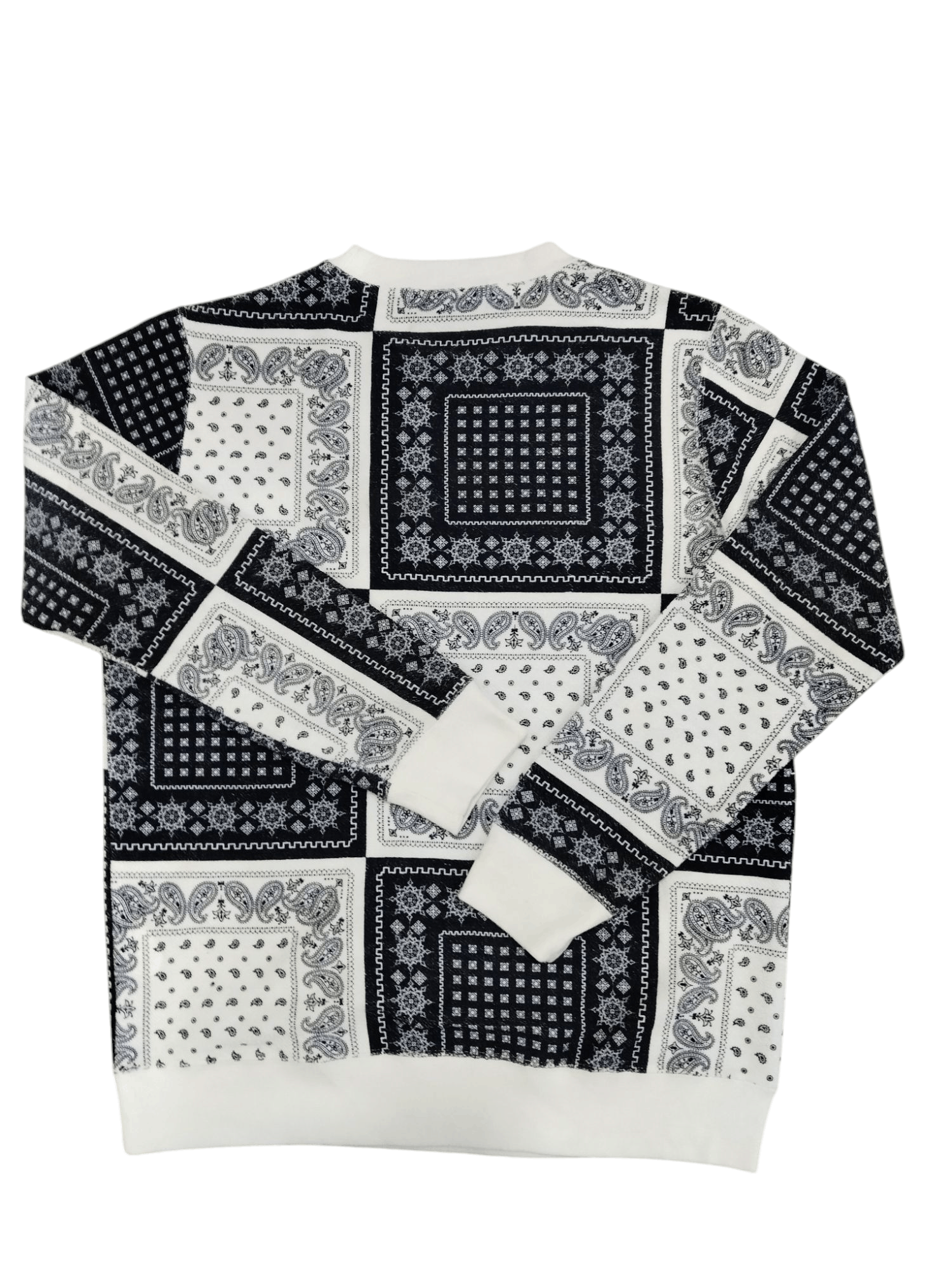 Japanese Brand Vintage Paisley Design Fullprint Sweatshirt Size US M / EU 48-50 / 2 - 3 Thumbnail