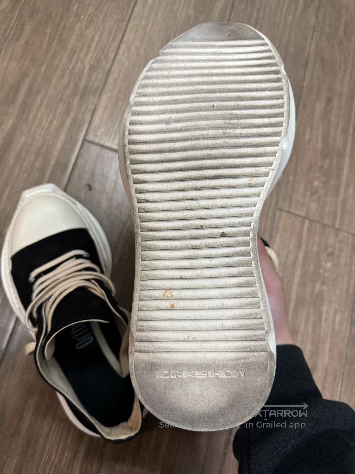 Rick Owens Drkshdw Rick Owens Drkshdw Black Lace-Up Shoes. Size US 8 / EU 41 - 5 Thumbnail