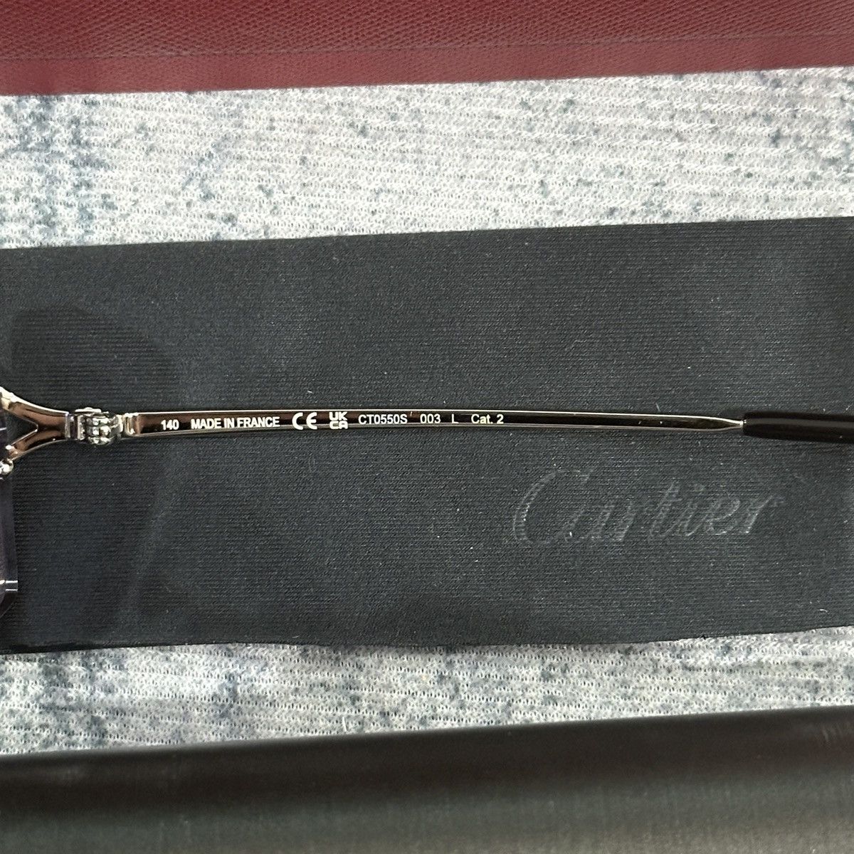 Cartier CARTIER CT0550S 003 SUNGLASSES Size ONE SIZE - 7 Thumbnail