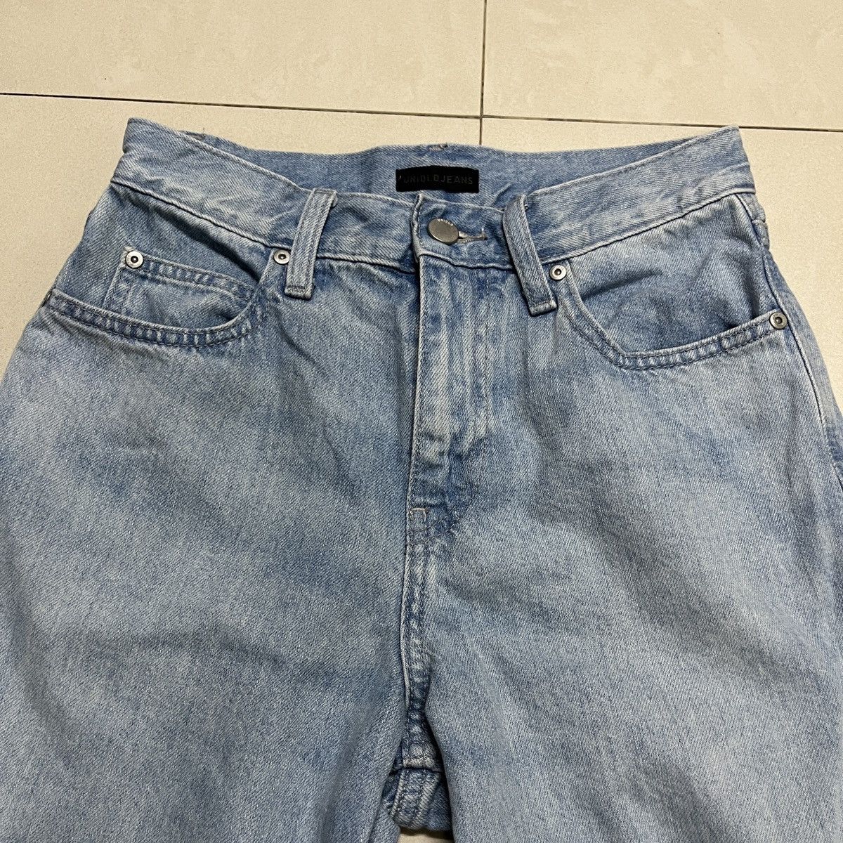 Japanese Brand × Jean × Uniqlo Uniqlo Wide/Baggy Jeans Size 26" / US 2 / IT 38 - 4 Thumbnail