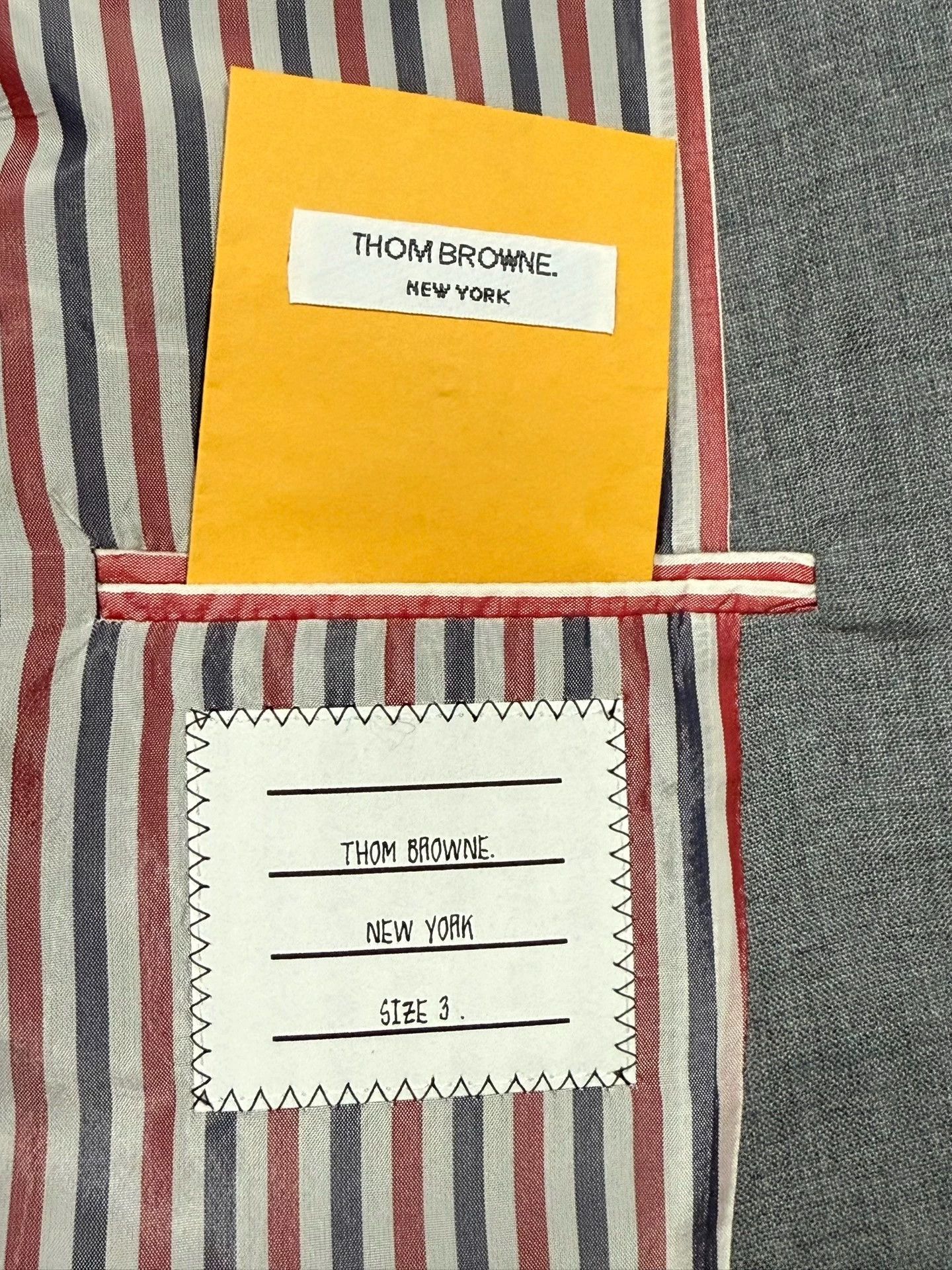 Thom Browne Thom Browne Rare Mid Gray Wool Short Suit Jacket Size3 Size US L / EU 52-54 / 3 - 4 Thumbnail