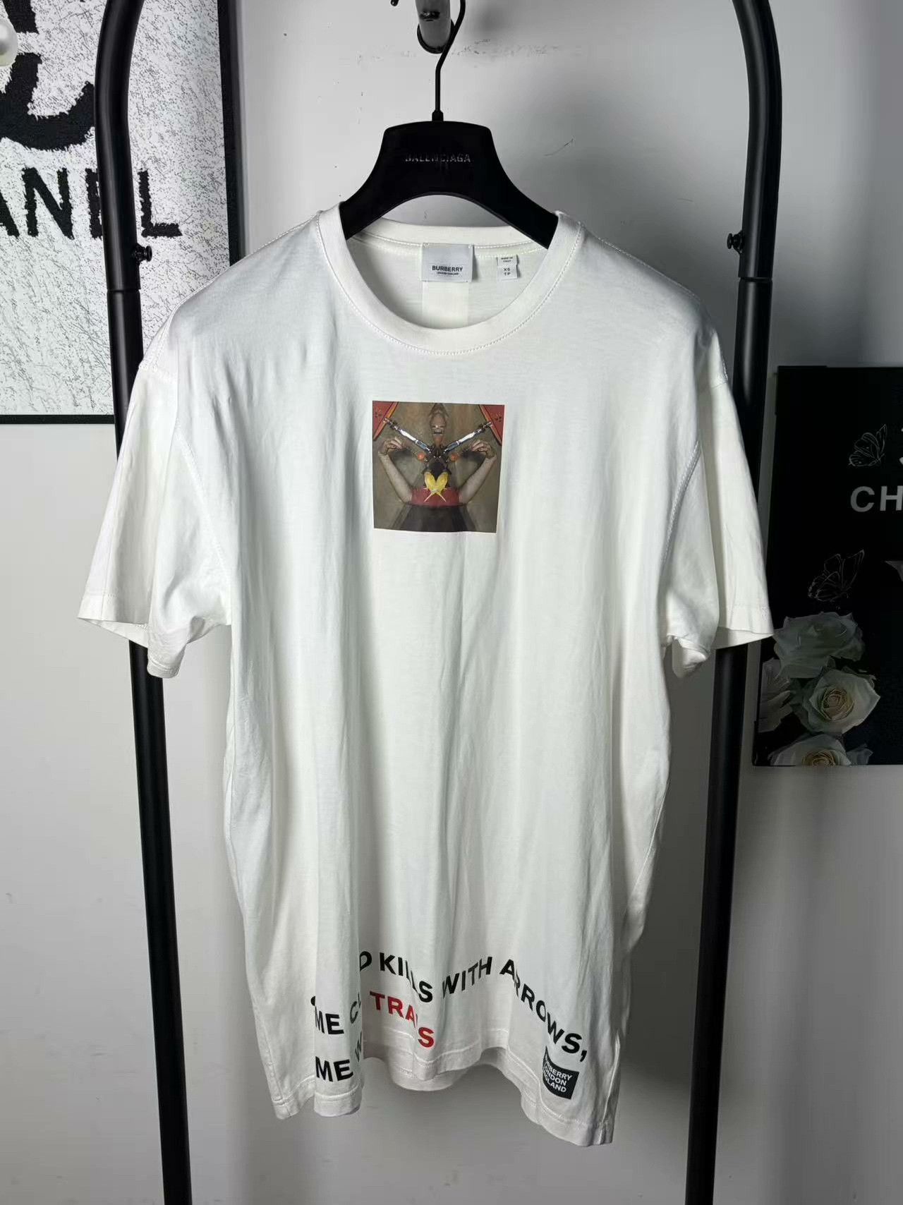 Burberry Burberry Retro White T-Shirt xs Men Size US XS / EU 42 / 0 - 1 Thumbnail