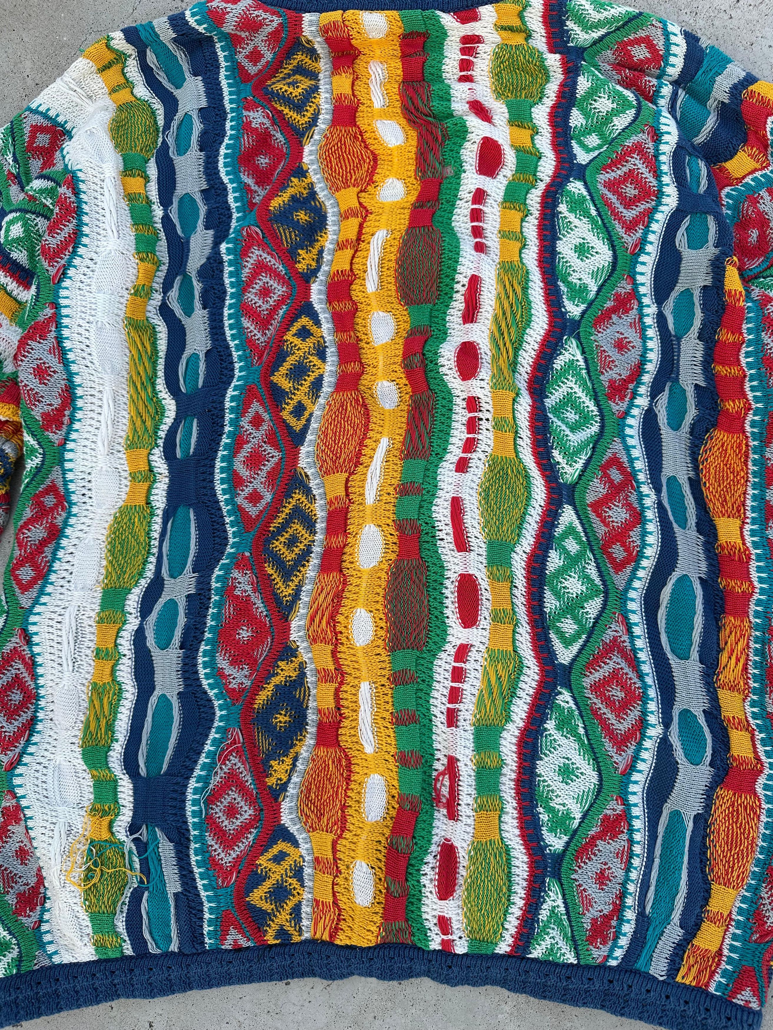 Coogi × Vintage Rare💥Vintage Coogi Sweater- multicolour Cardigan Size US M / EU 48-50 / 2 - 10 Thumbnail