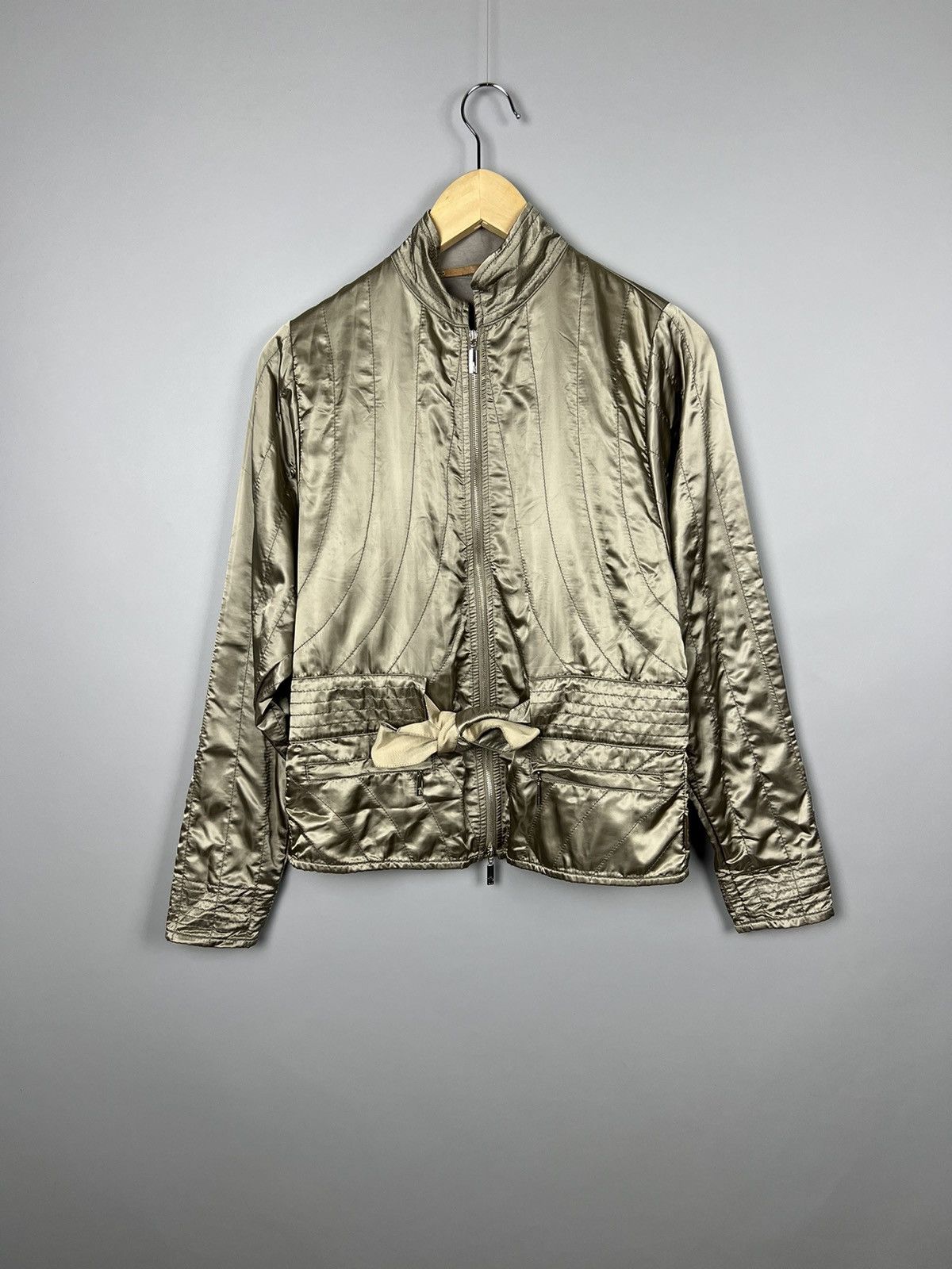 Moncler Moncler RARE Vintage Nylon Zip Up Jacket Size S / US 4 / IT 40 - 1 Thumbnail