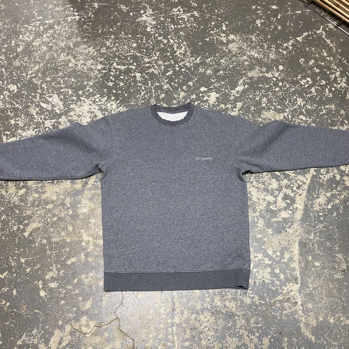 Columbia × Vintage Vintage Columbia Grey Blank Crewneck Sweatshirt Size US S / EU 44-46 / 1 - 5 Thumbnail
